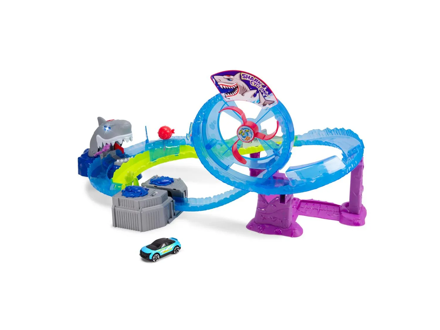 DICKIE Circuit de course White Shark