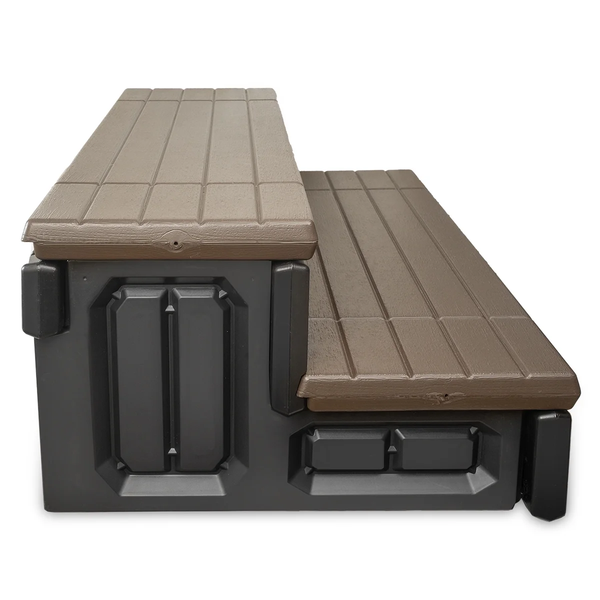 Hot Tub Steps With Storage, Spa Step, 36" Length, Camper/Deck Steps, Anti-Slip Brown(Brown) - Image 8