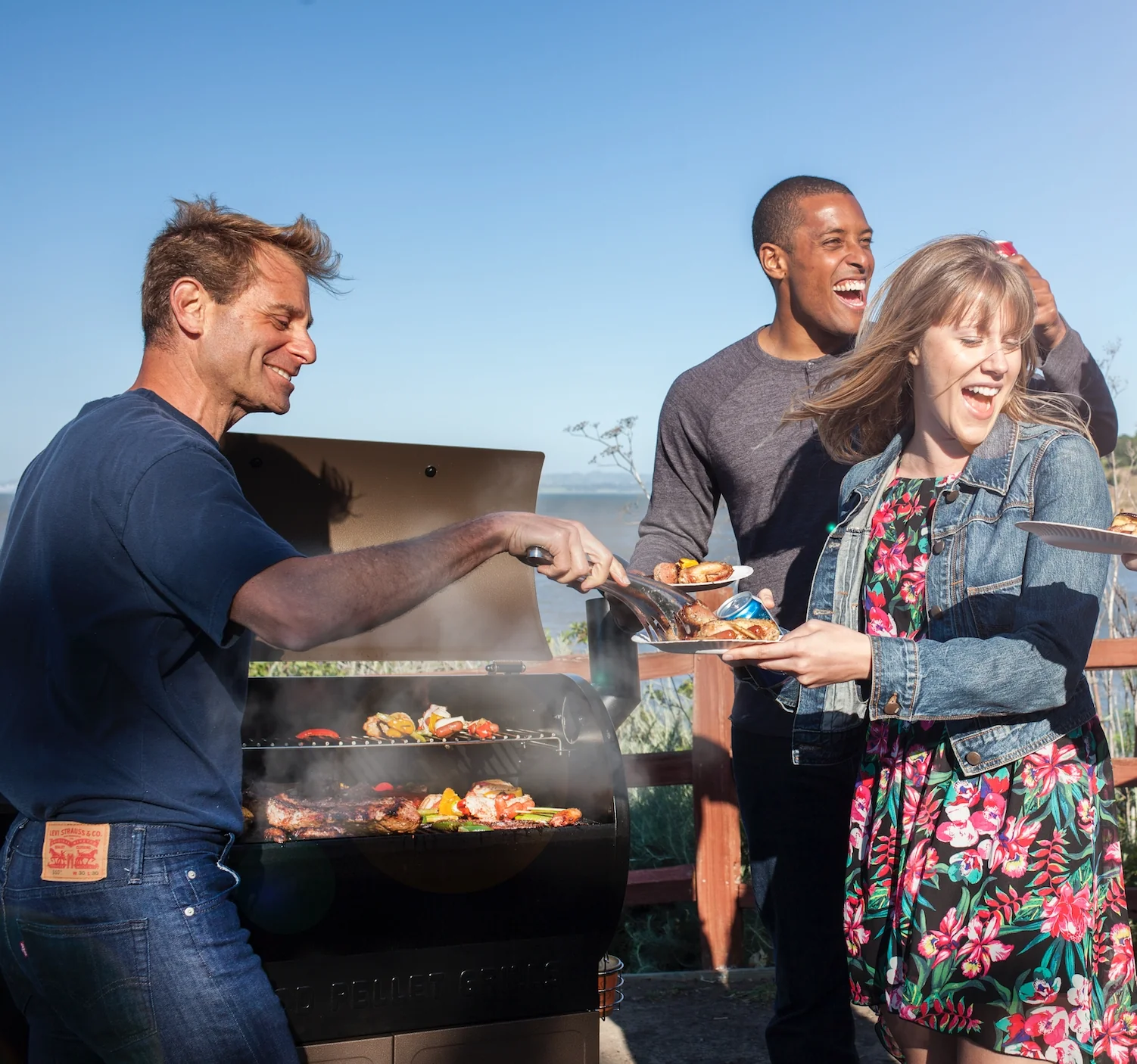 Grills ZPG-7002C3E 697 sq. in. Pellet Grill & Smoker Bronze