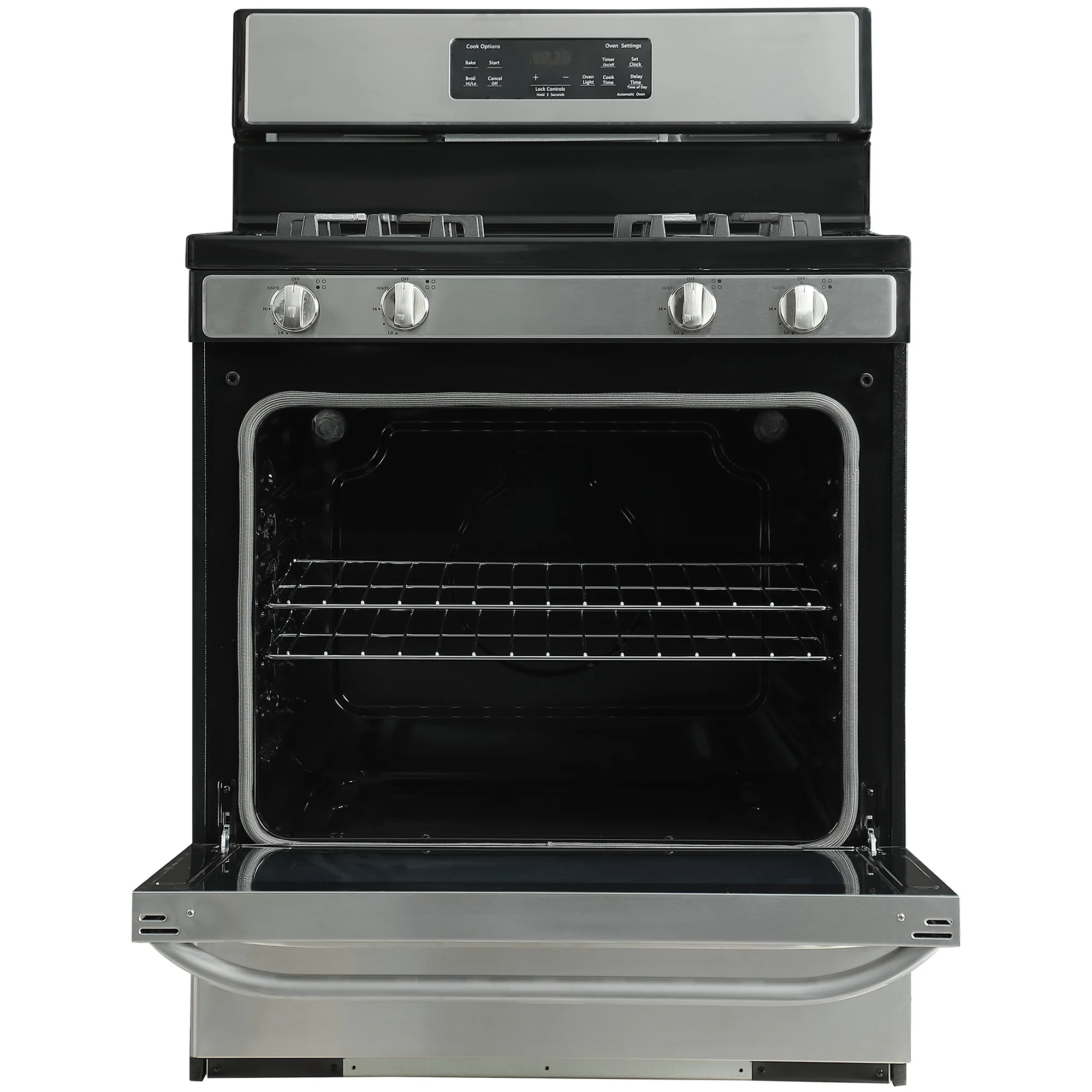 Element 30 in 4 Burners 5.2 Cu. Ft. Freestanding Gas Range, Stainless Steel