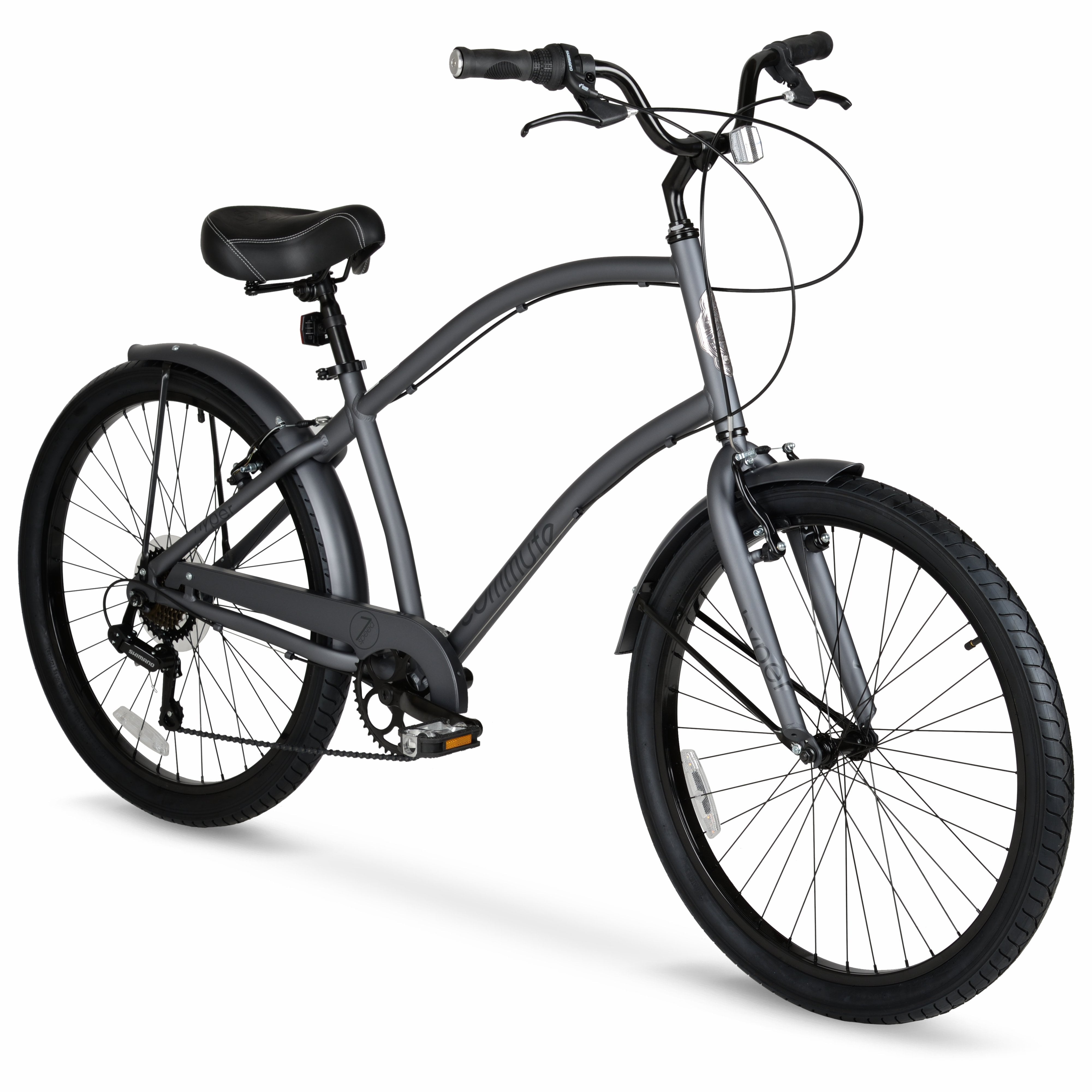 Bicycle Men's Cruiser 26 Commuter Bike. Gray