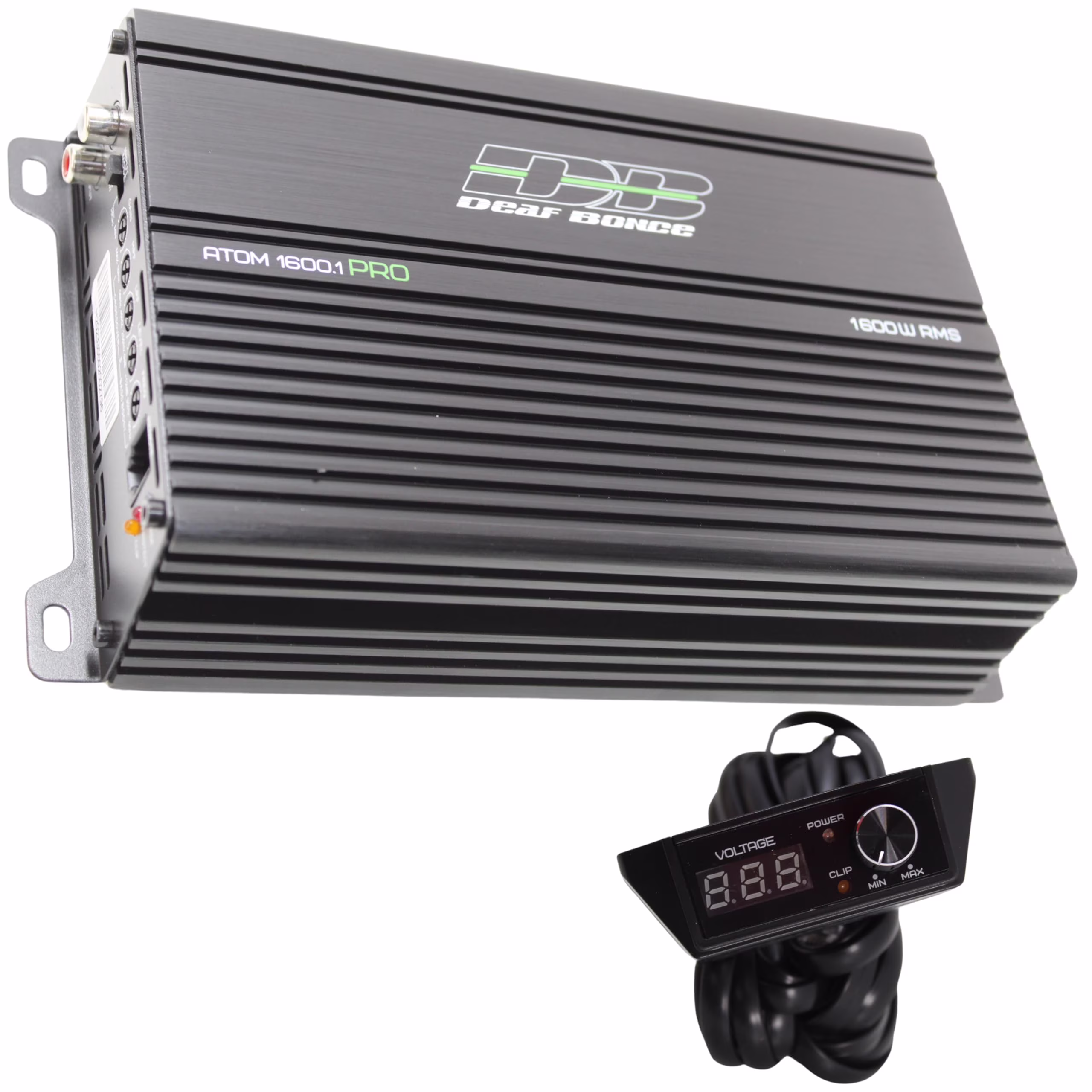 Deaf Bonce Apocalypse ATOM 1.6K Pro Ultra - Compact Amplifier with Bass Knob & Mounting Hardware