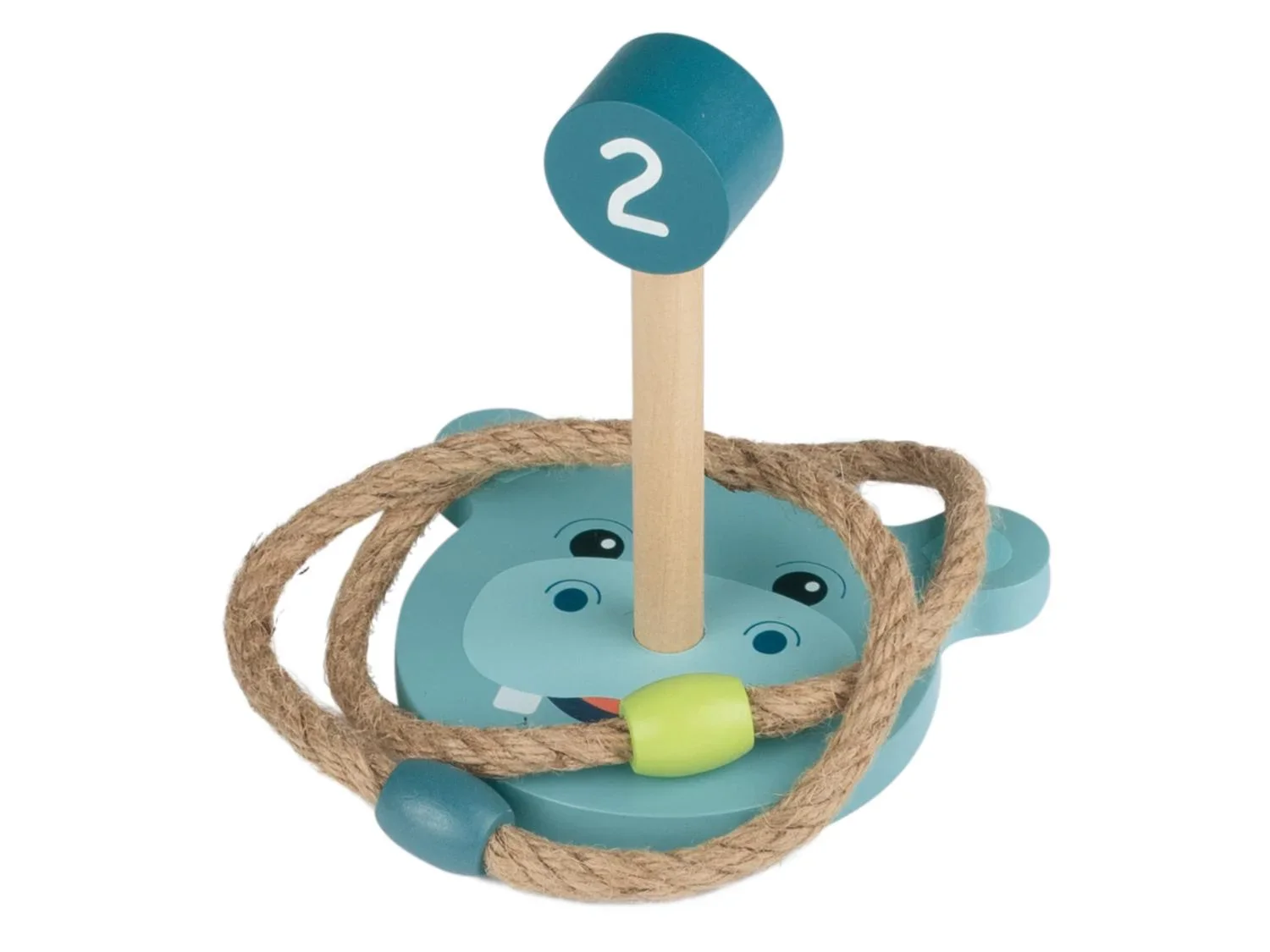 lupilu Jeu de quilles animaux ou Jeu de croquet ou Jeu de lancer d'anneaux animaux