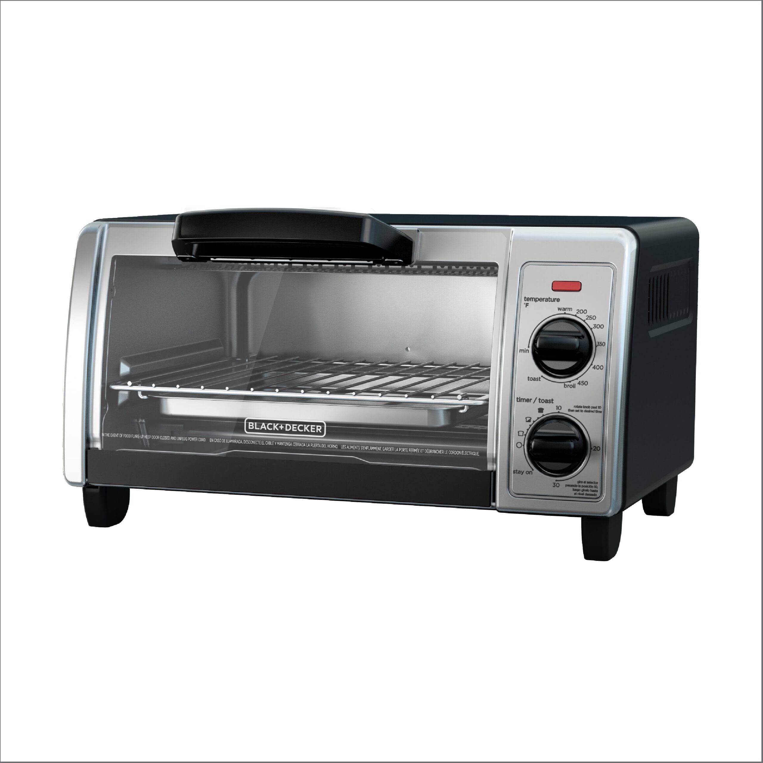 Black & Decker 4 Slice Toaster Oven TO1705SB