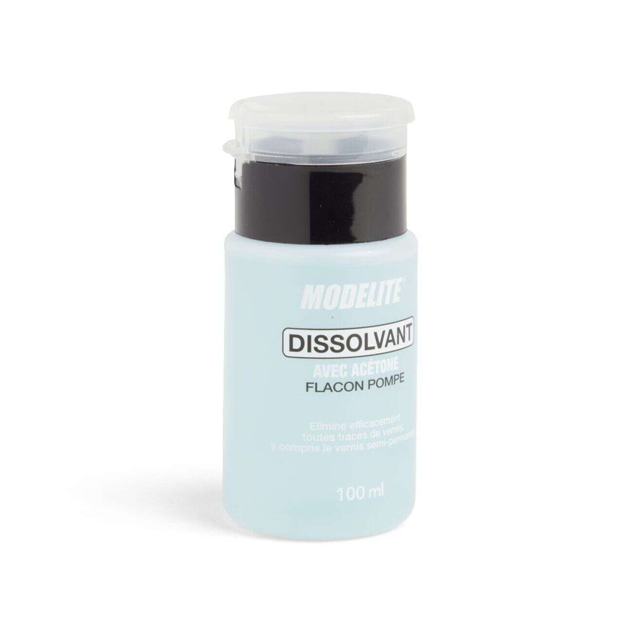Dissolvant avec acétone flacon pompe 100ml