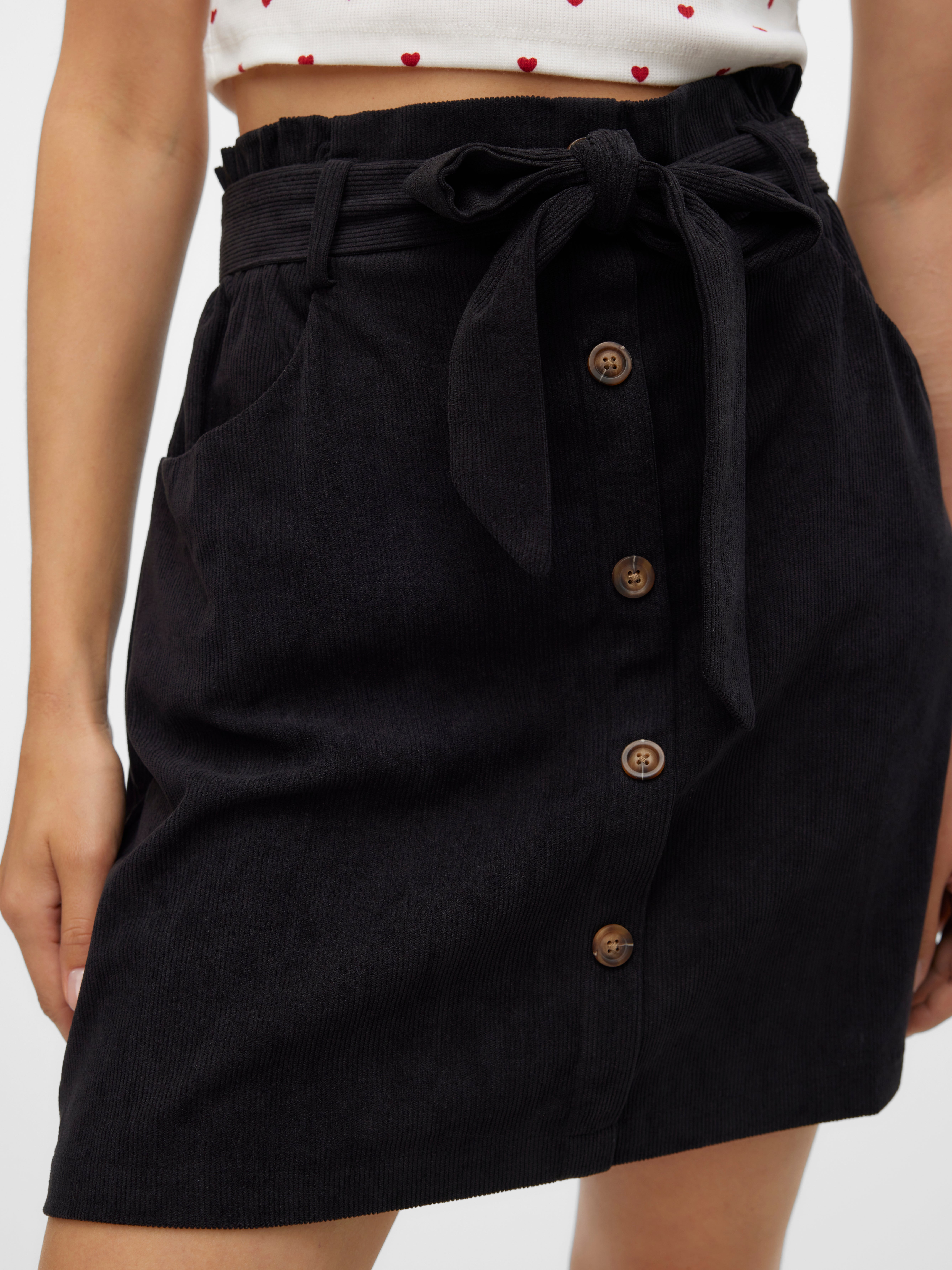 VERO MODA® VMVILJA Corduroy High waist Short skirt