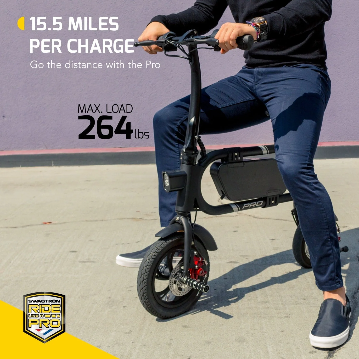 Swagtron Swag Cycle Pro Pedal - Free Electric Scooter Rider