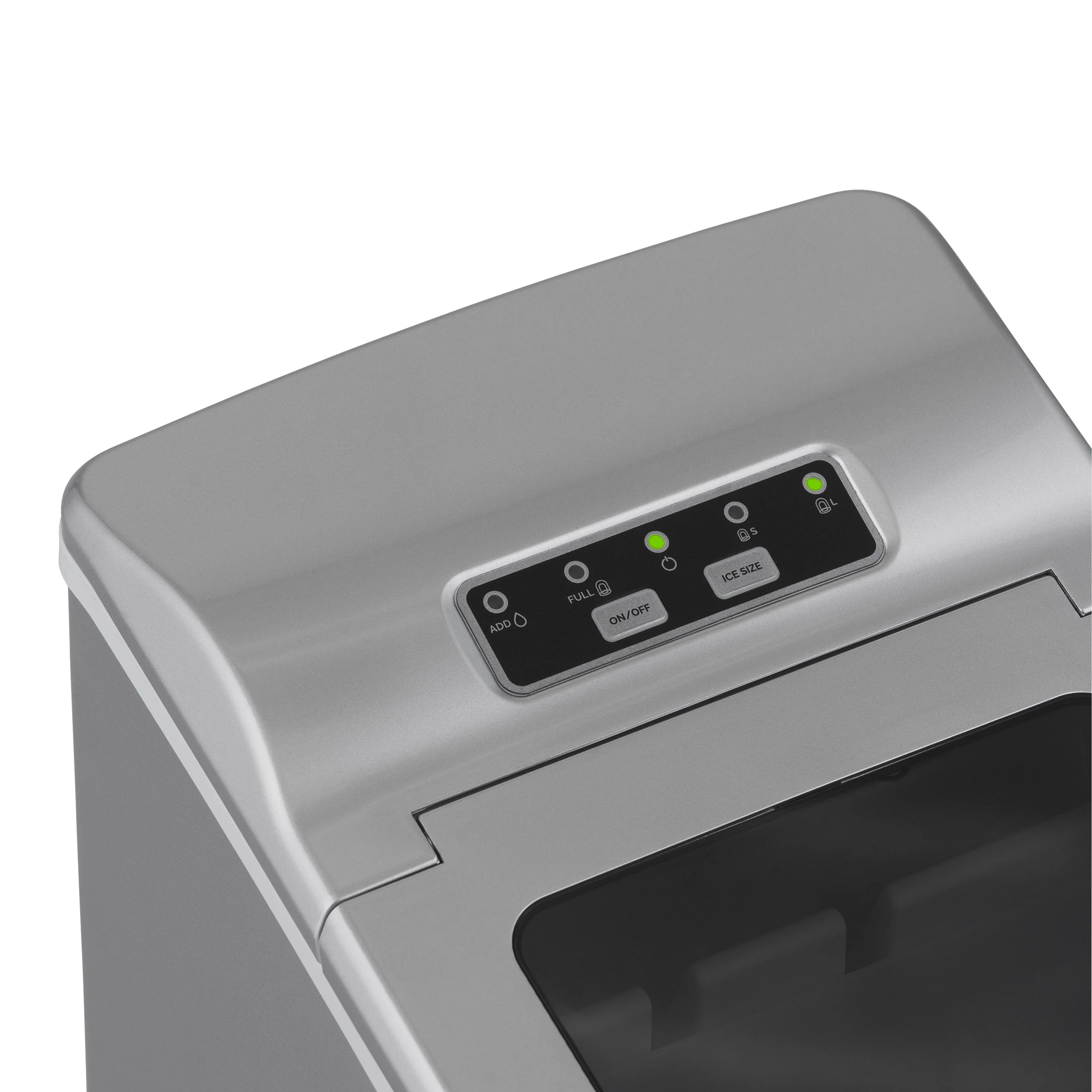 Newair Countertop Bullet Ice Maker in Matte Black or Metallic Silver, 26 lbs/Day