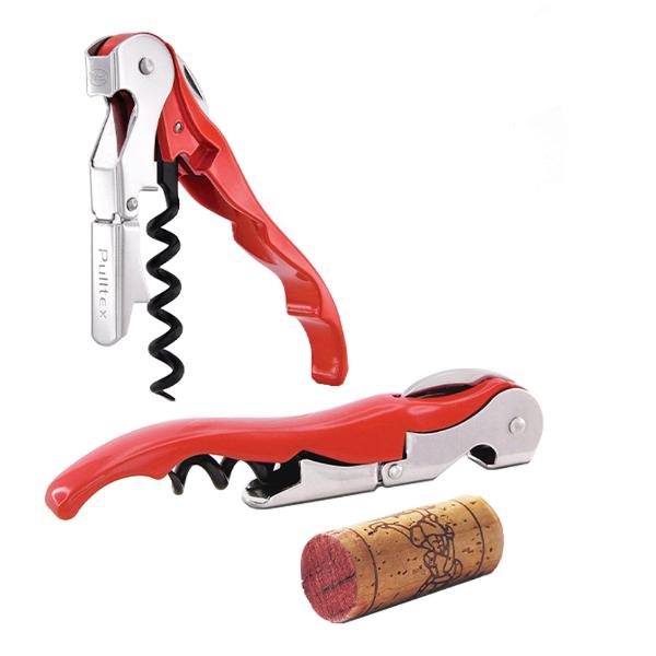 Vinåpner Pulltaps etui rød