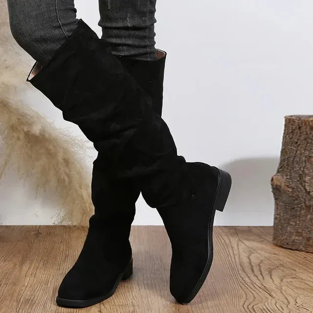 Sophie Paris I Chaussures à plateforme en velours