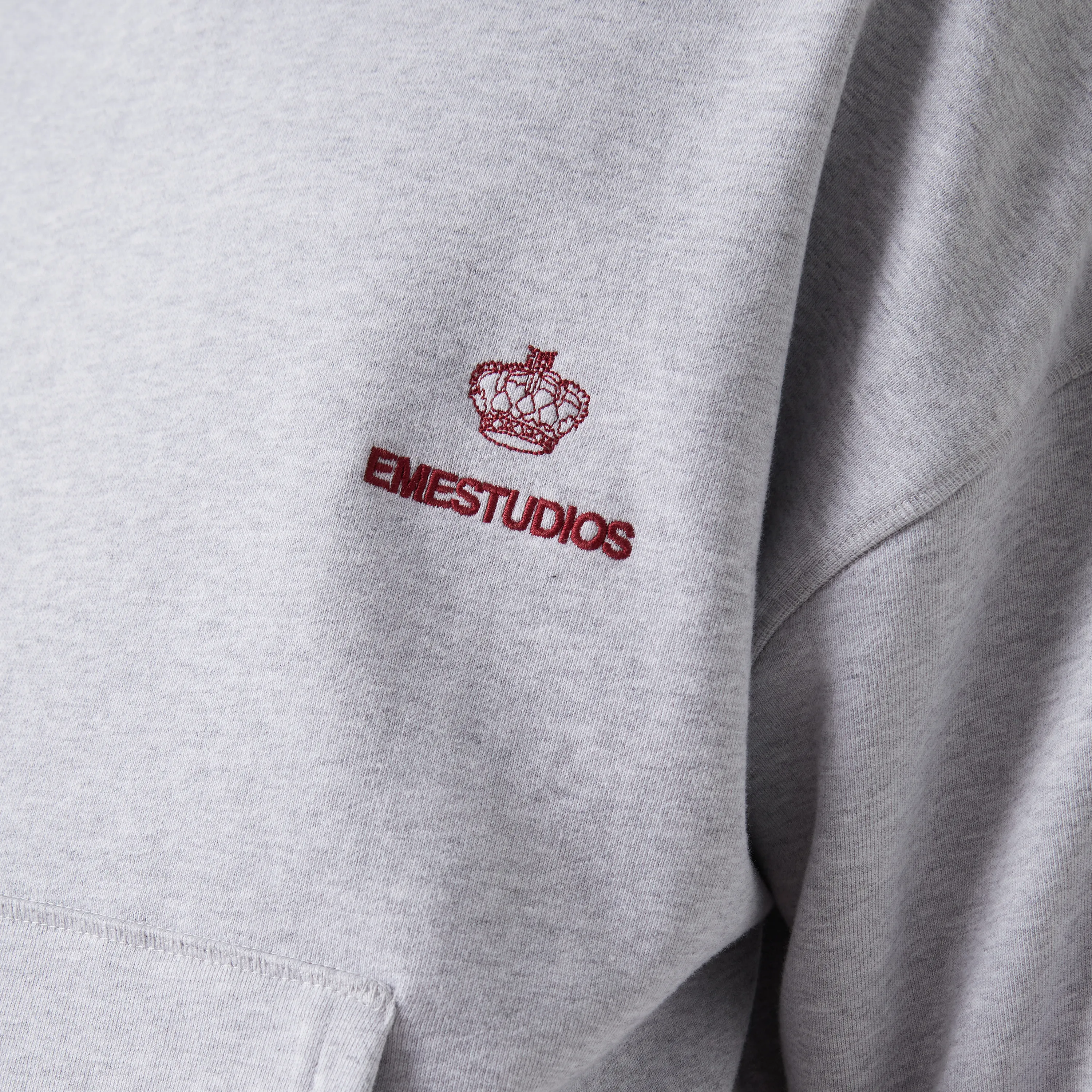 Crown Scarlet Oversized Hoodie