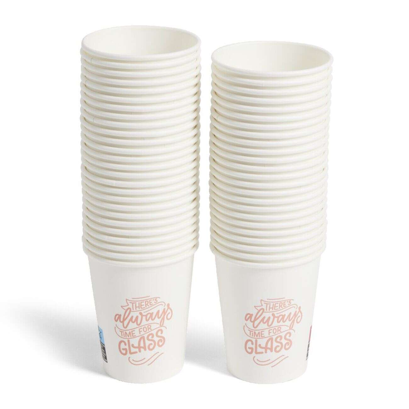 Lot de 50 gobelets jetables en carton