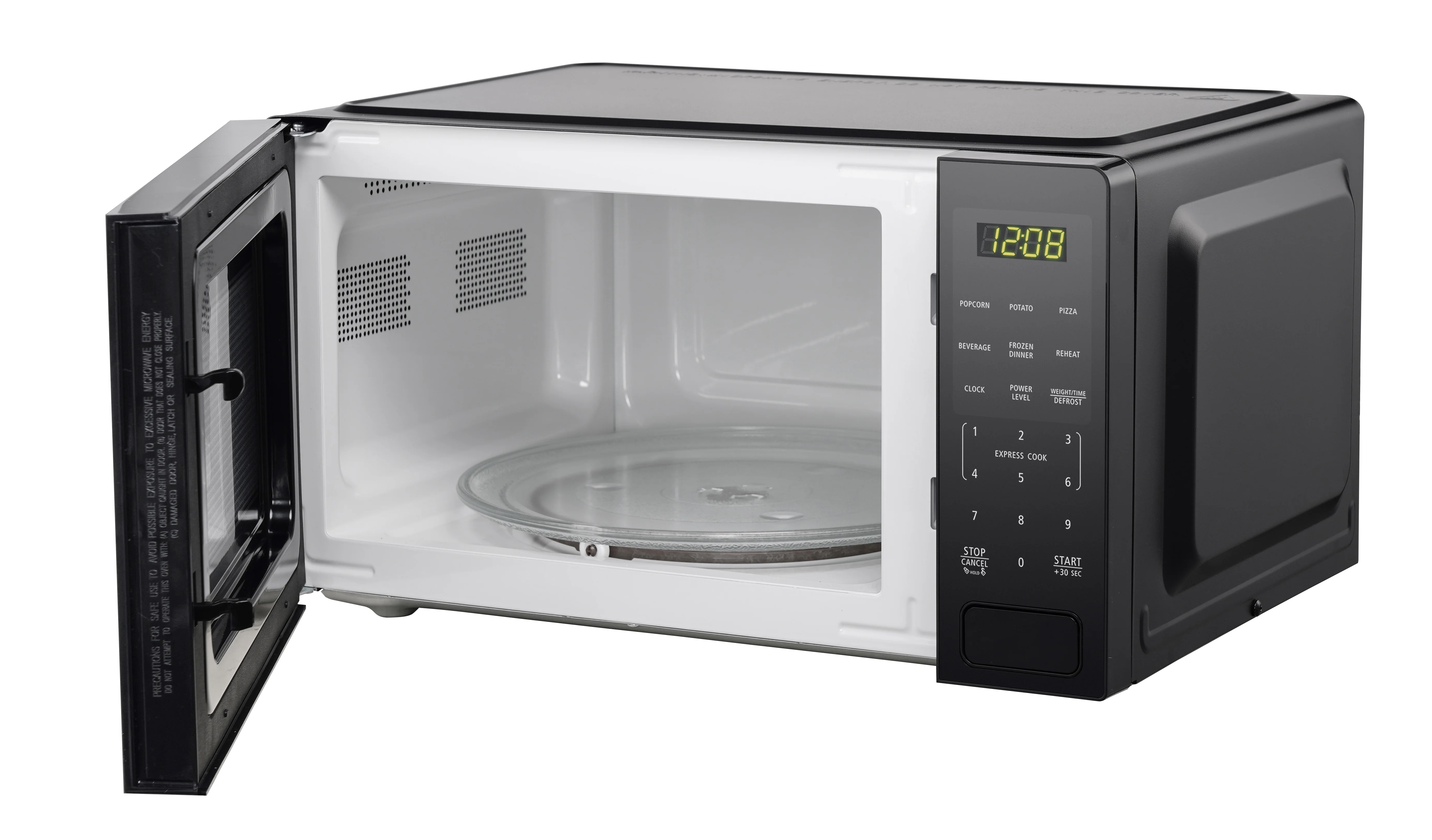 Mainstays 1.1 cu ft Countertop Microwave Oven, 1000 Watts, Black
