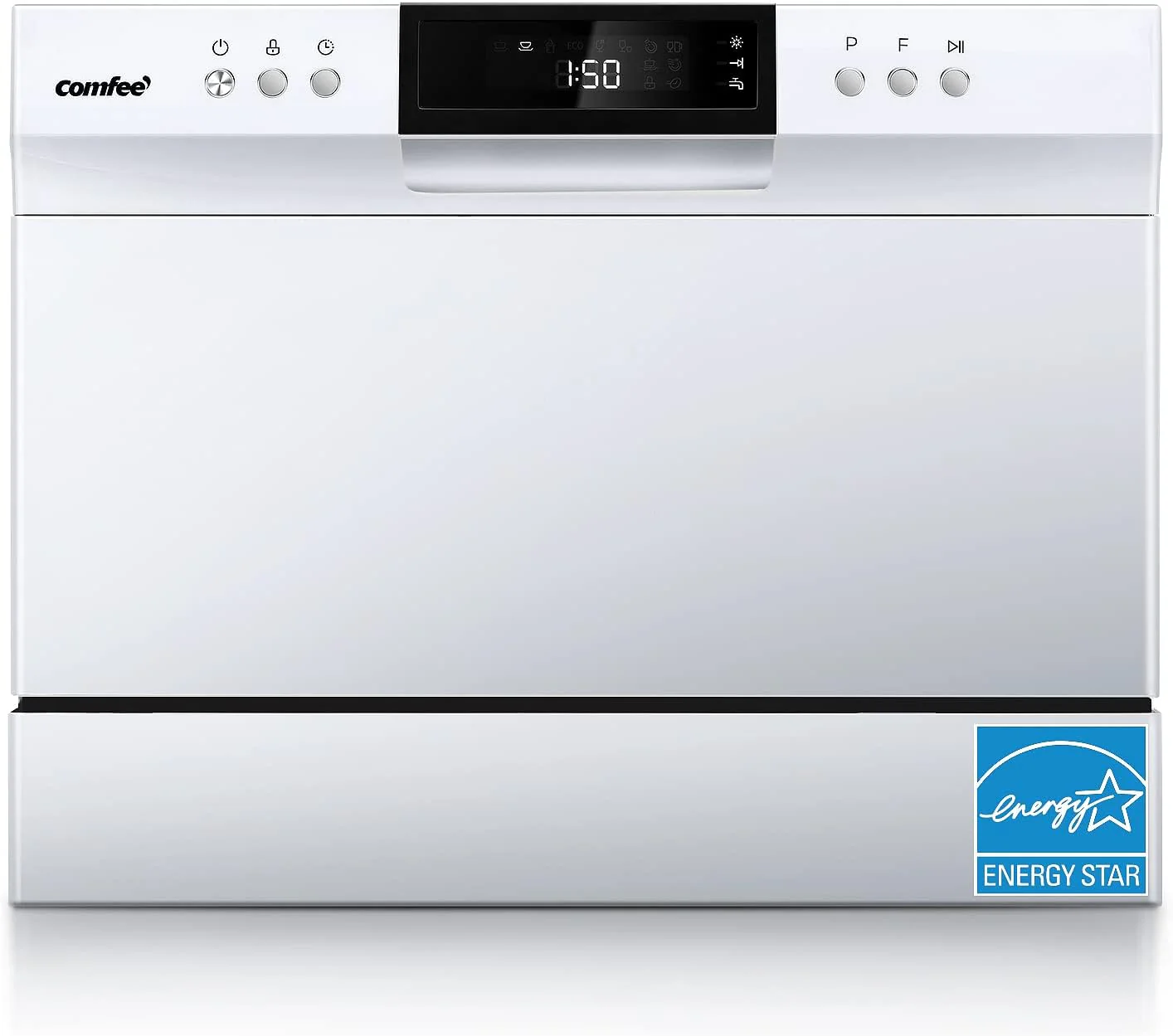 Lave-vaisselle de comptoir COMFEE, lave-vaisselle portable Energy Star, 6 couverts