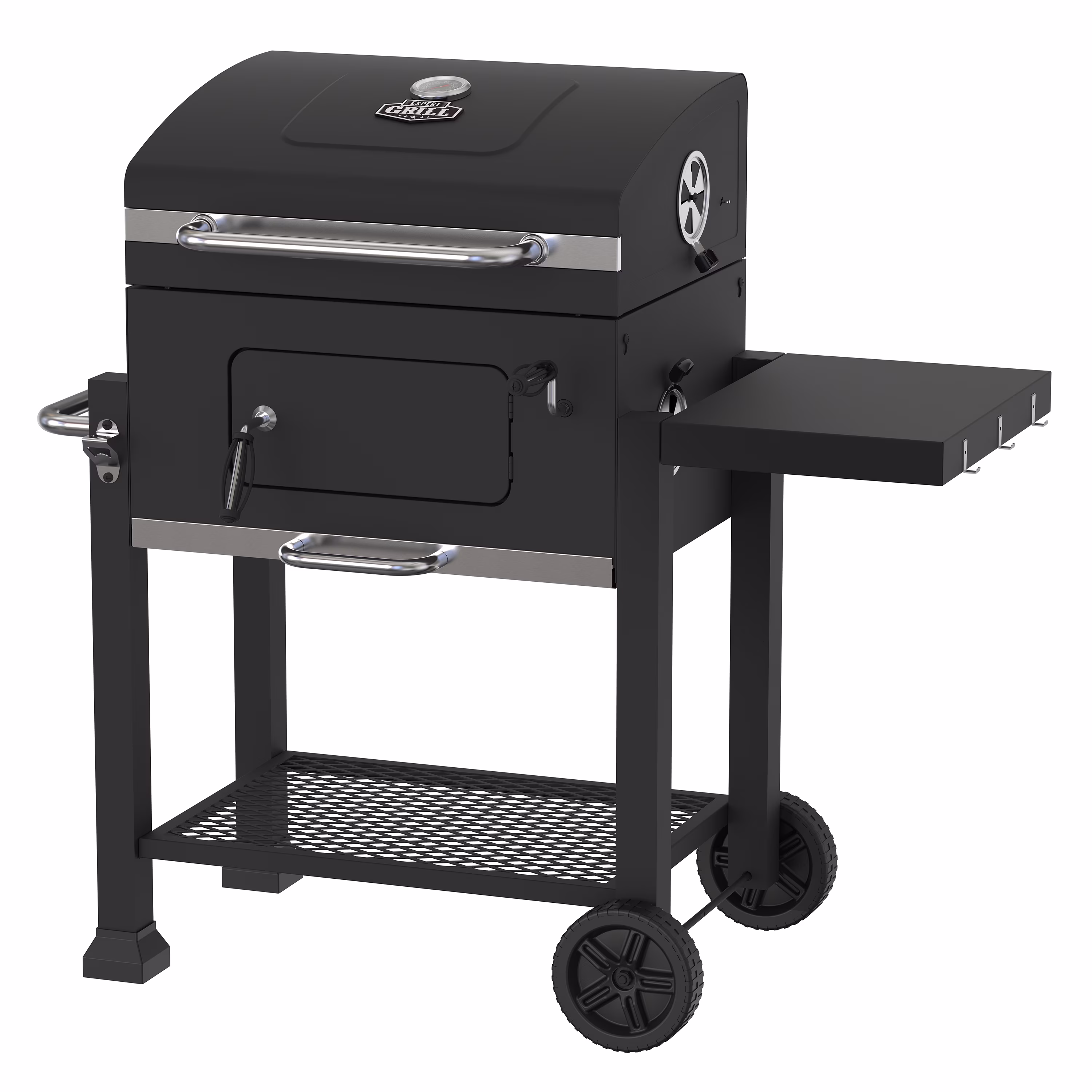 Heavy Duty 24-inch Charcoal Grill, Black(24 in)