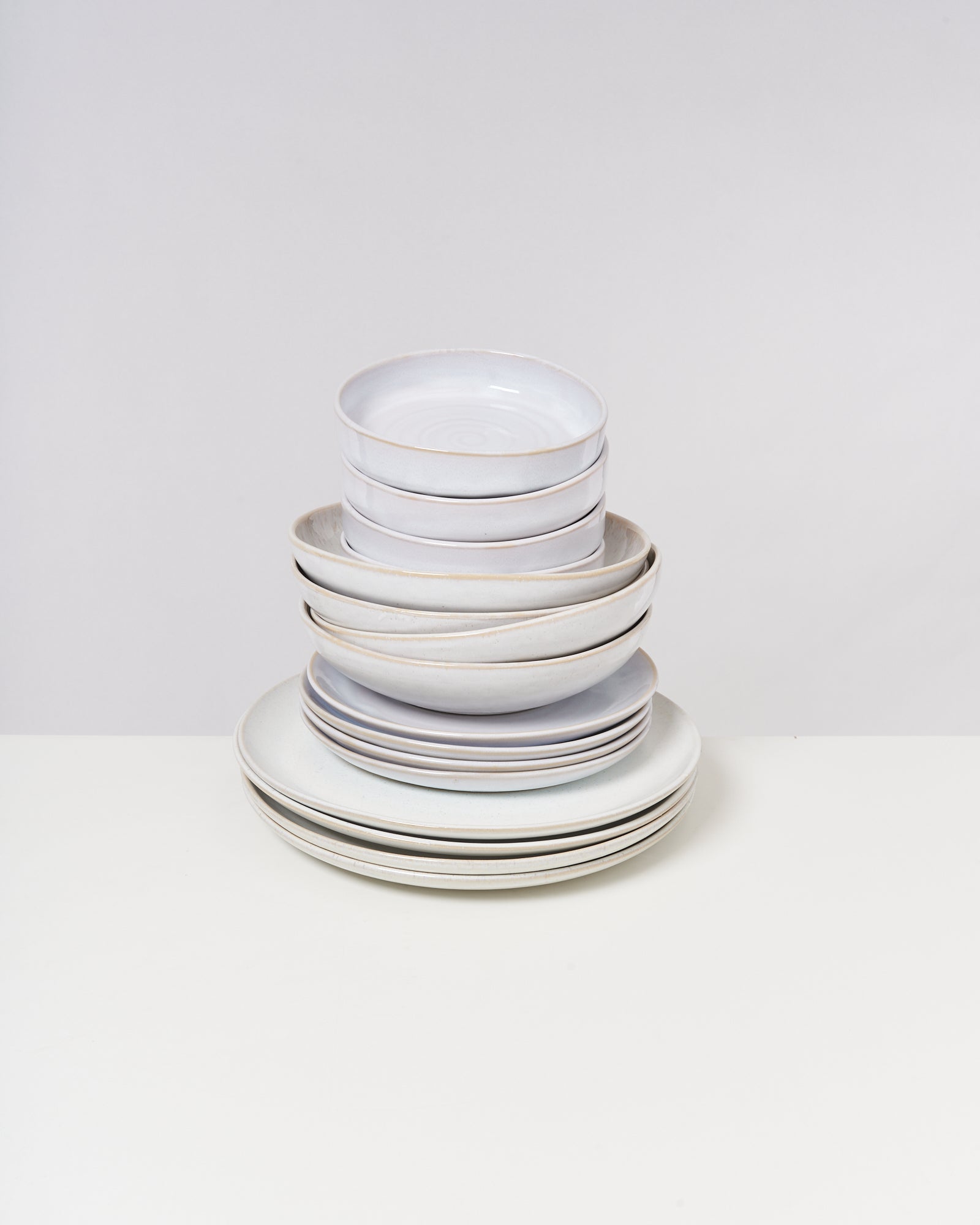 TABLEWARE SET CLASSIC ALL WHITE WHITE 16 PIECES