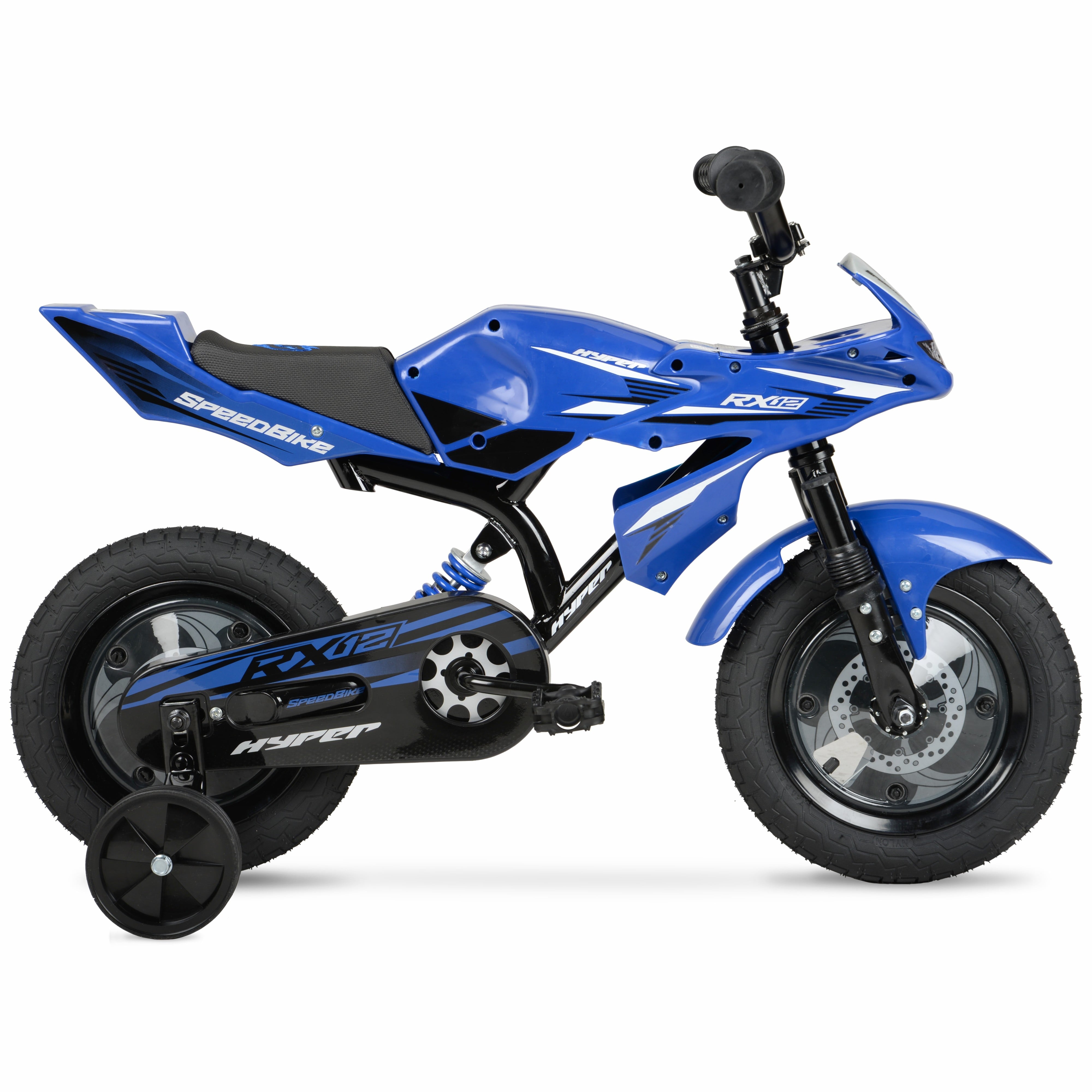 Bicycles 12 Boys Speedbike. Blue. With Training Wheels