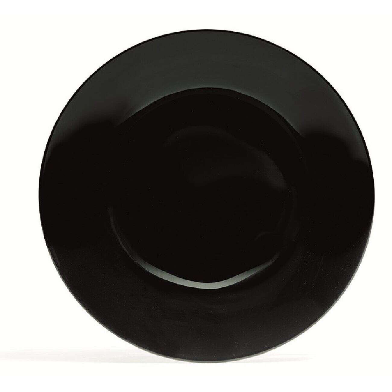 Assiette à dessert décor rayon noir Ø20cm