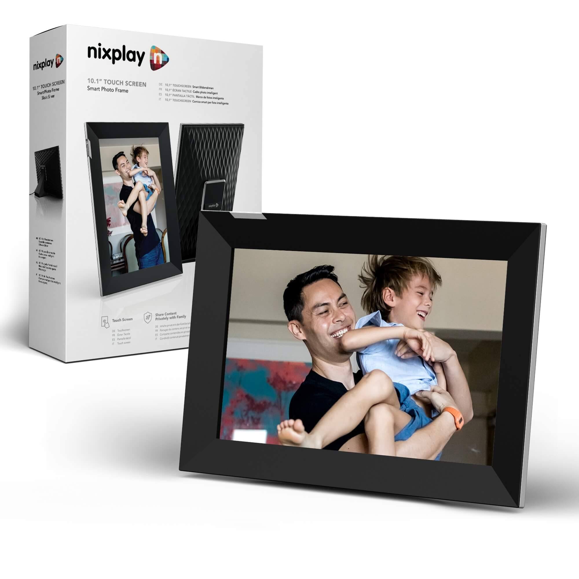 Nixplay Touch Frame: 10.1 inch WiFi Digital Picture Frame - Black (w10k)