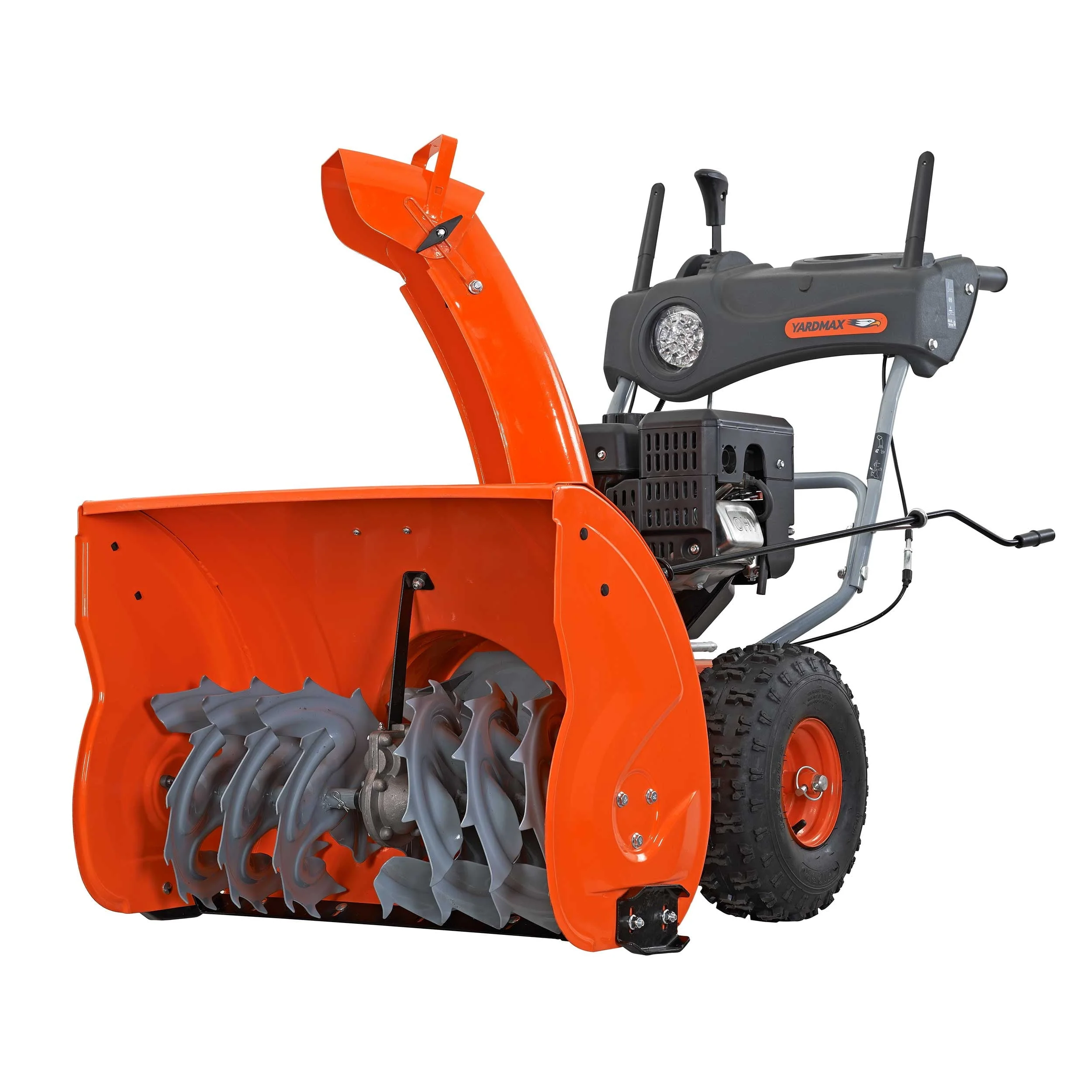 28 in. 252 cc Two-Stage Self-Propelled Gas Snow Blower with Electric Start Headlight - Image 4