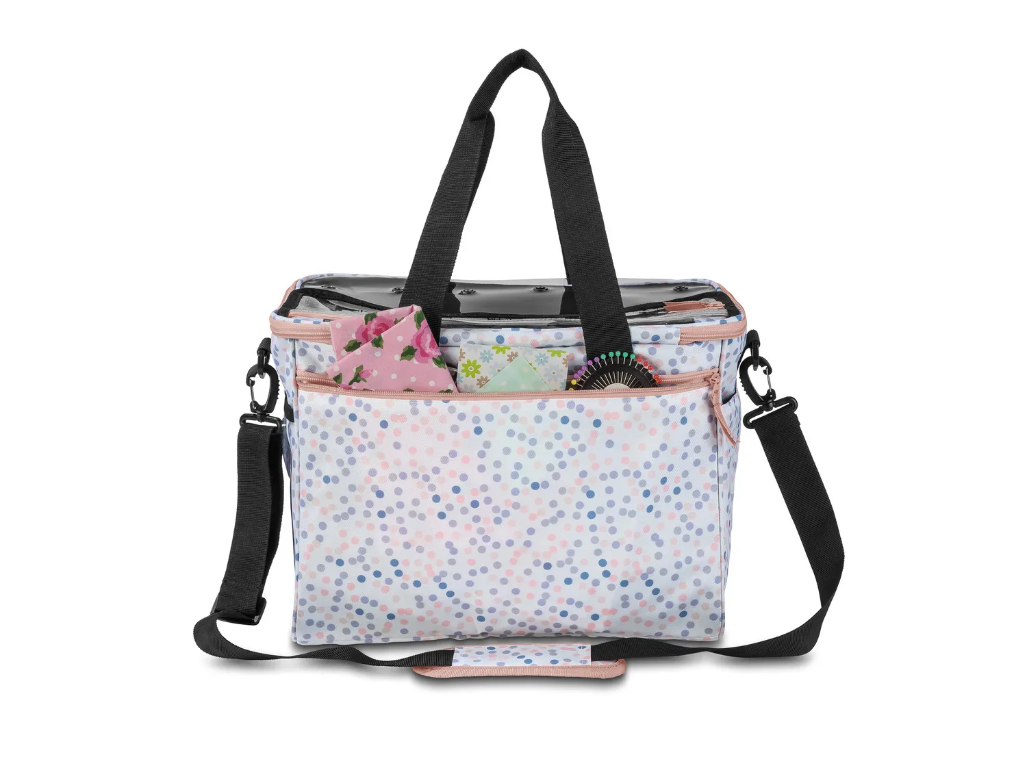 TOPMOVE Sac pour accessoires de tricot ou trolley pour machine  coudre