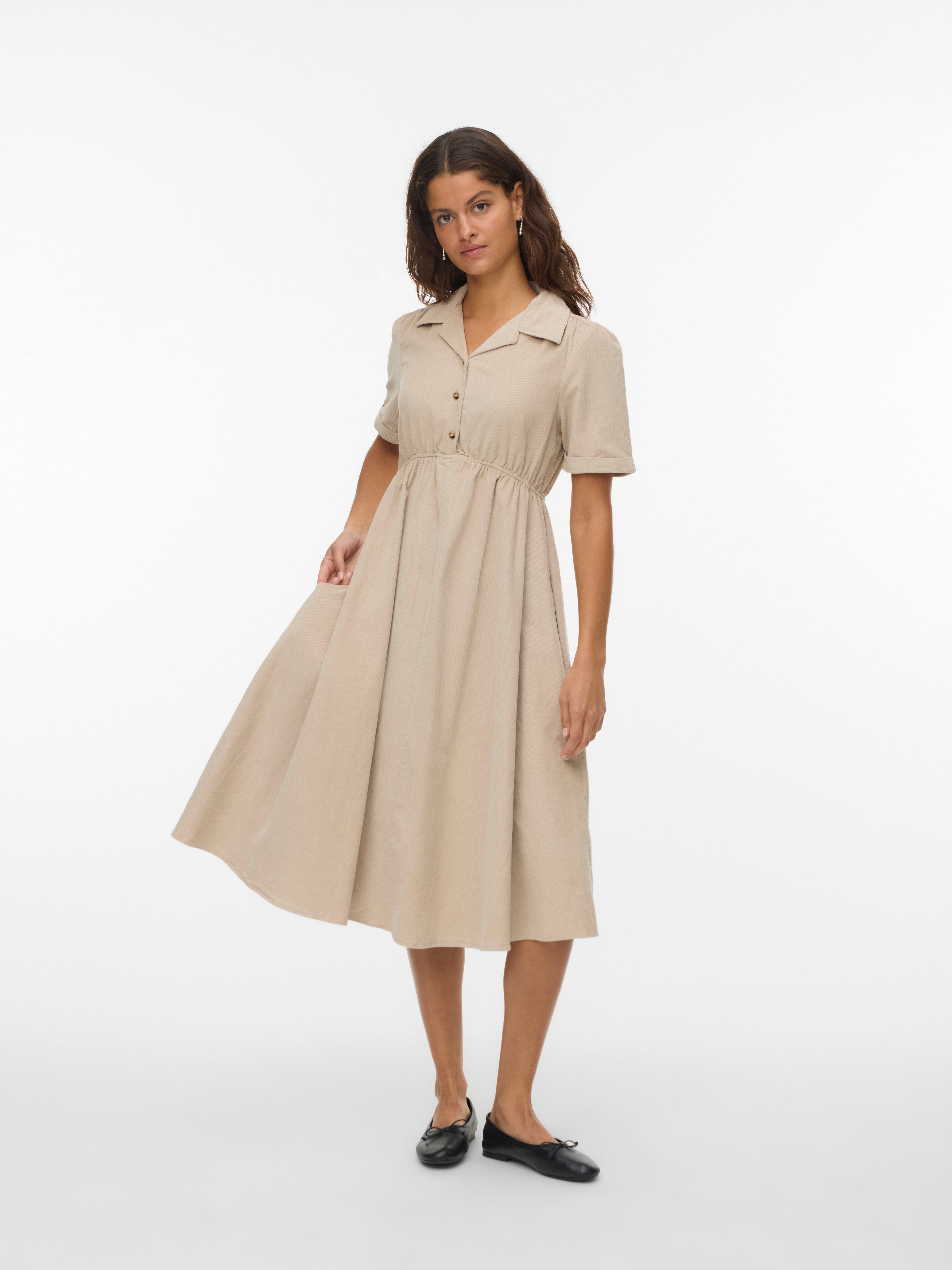 VERO MODA® VMRAY Corduroy Midi dress