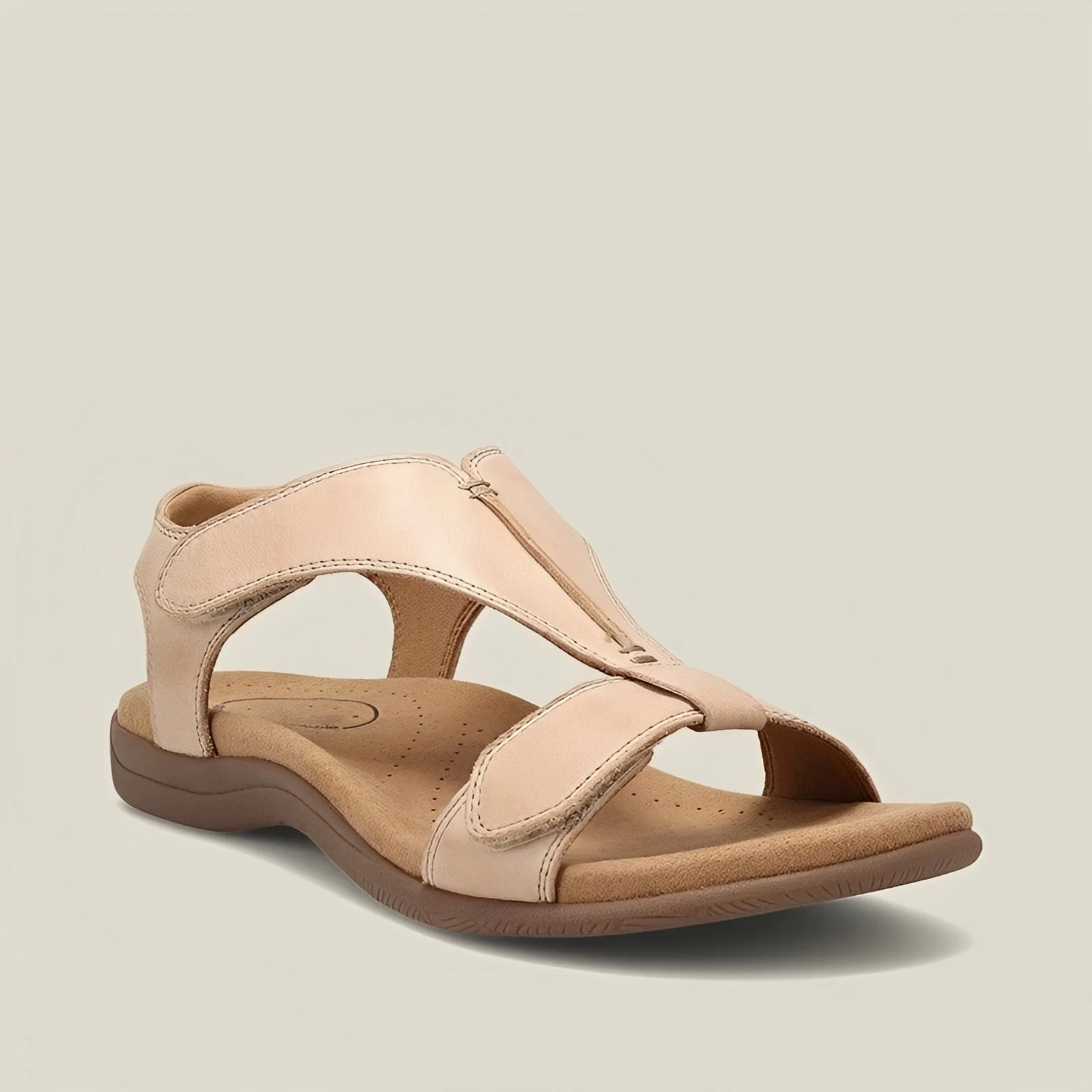 Sharon - Sandales à plateforme avec sangle Velcro