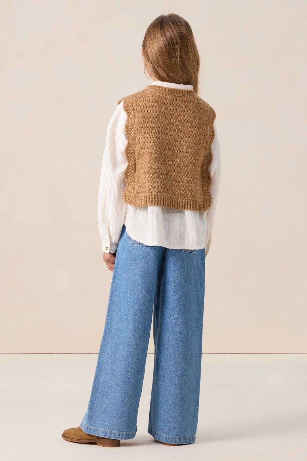 Witte blouse met embroidery