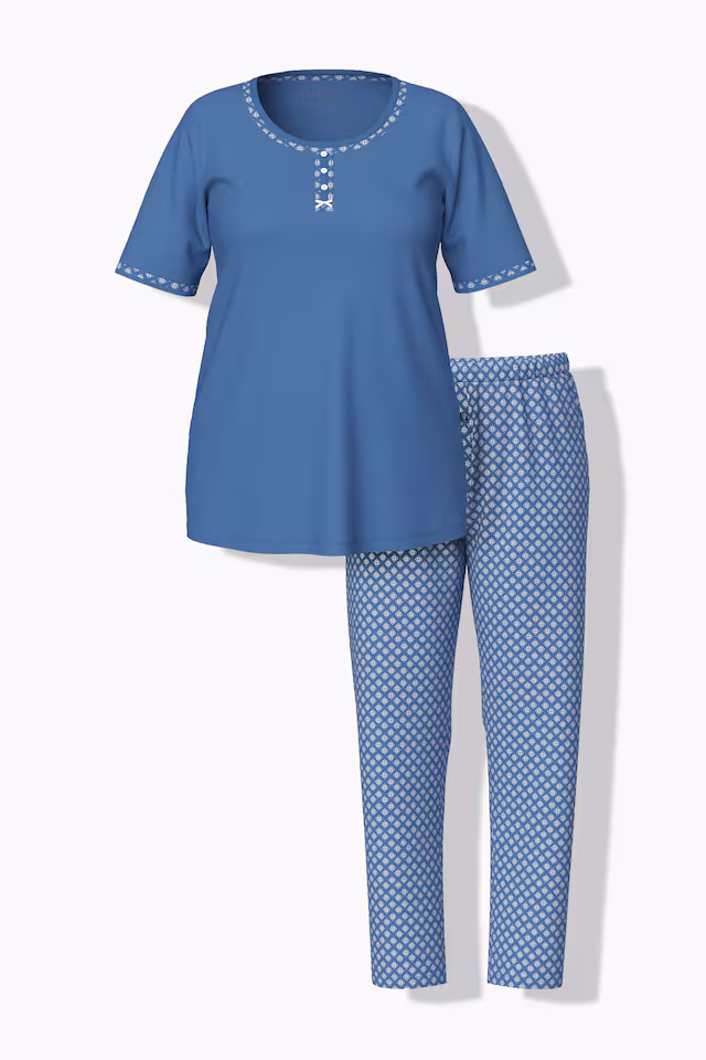 Geometric Print 2 Piece Pajama Set