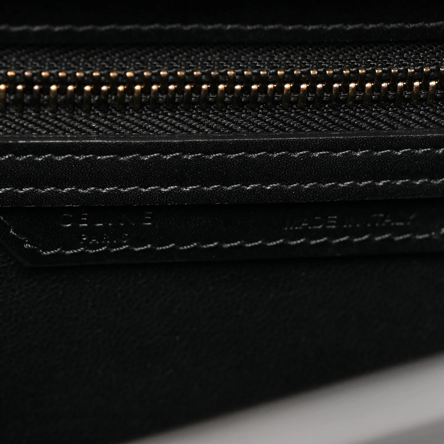 Baby Grained Calfskin Nubuck Micro Tri-Color Luggage White