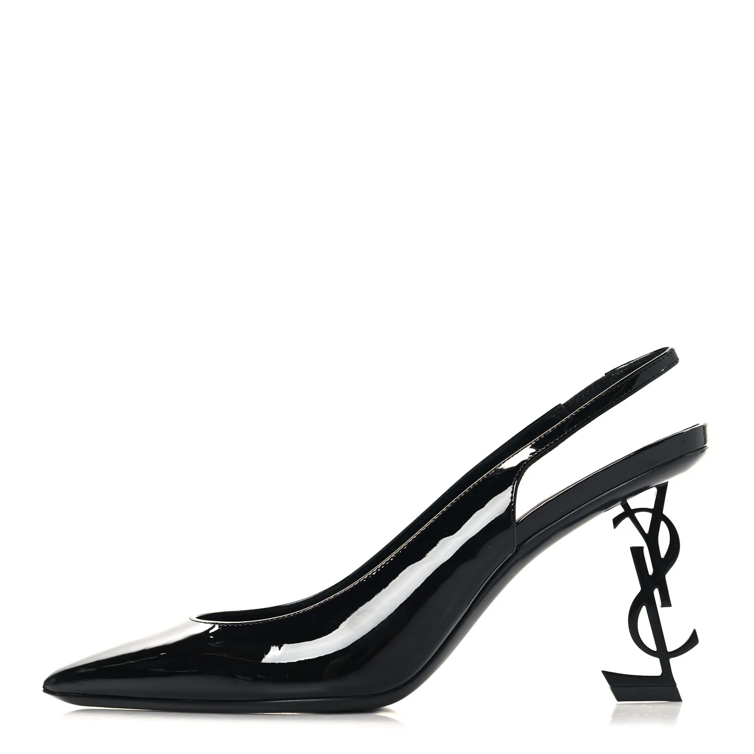 Patent Opyum 110 Slingback Pumps 38 Black