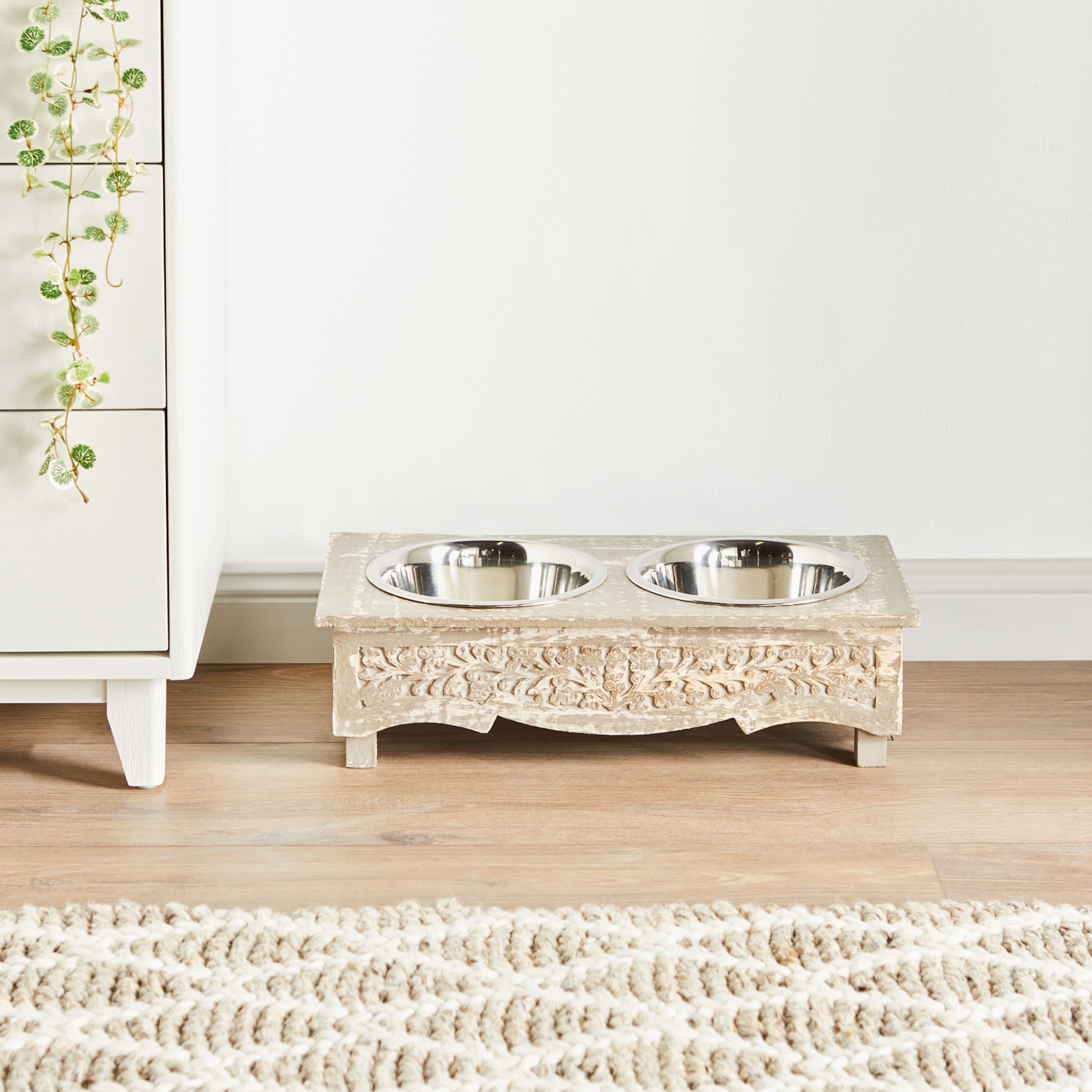 Parvani Double Pet Bowl 51x25x14 cm