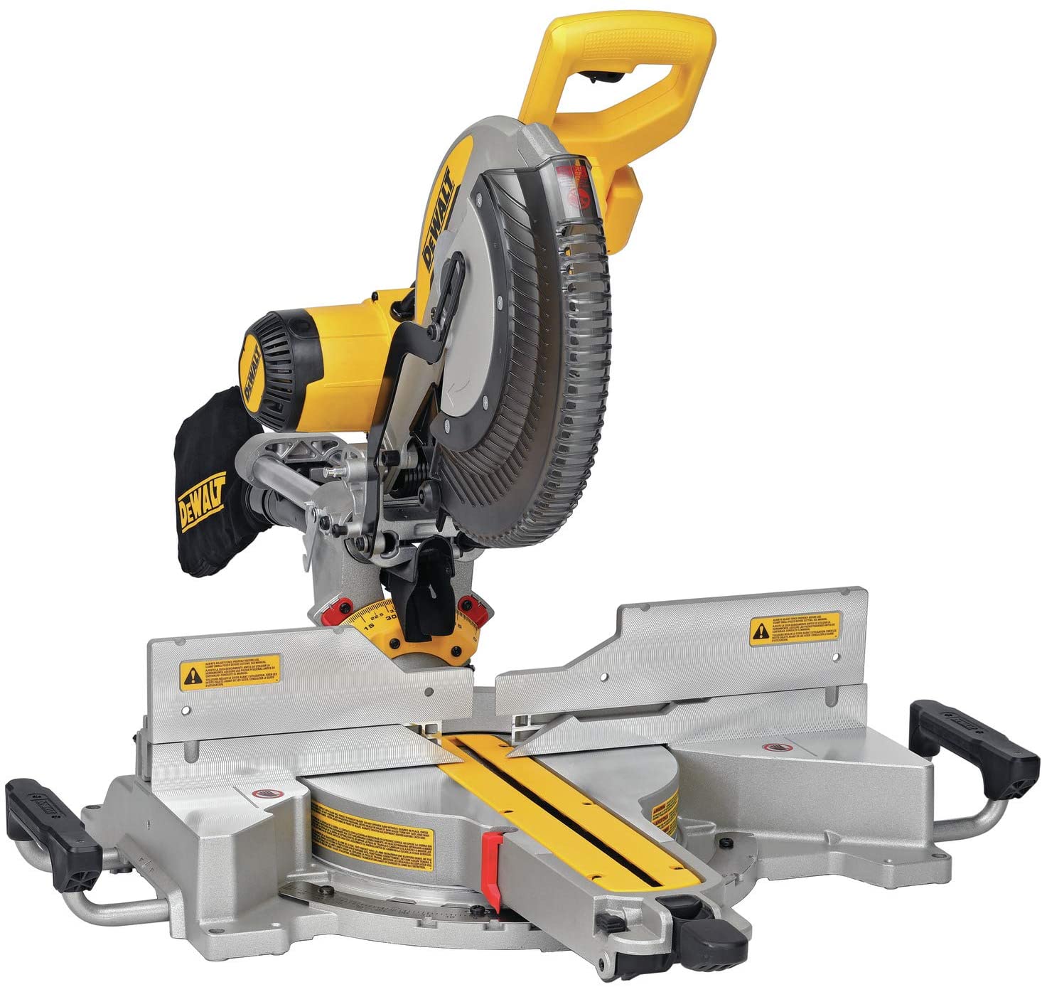 Scie à onglets radiale à double biseau DEWALT DWS780 de 30,5 cm (DWS780), noire