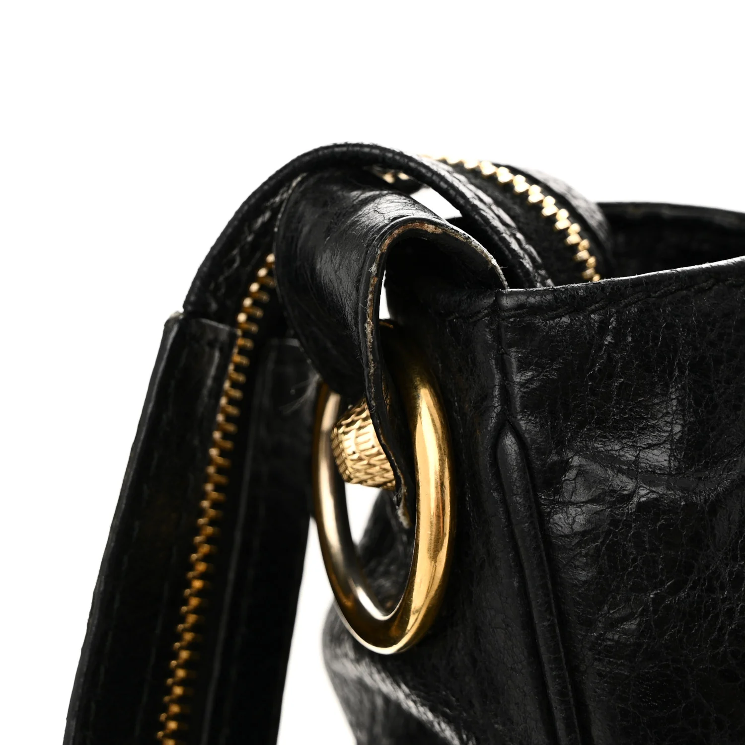 Agneau Giant 12 Gold Hardware Velo Black