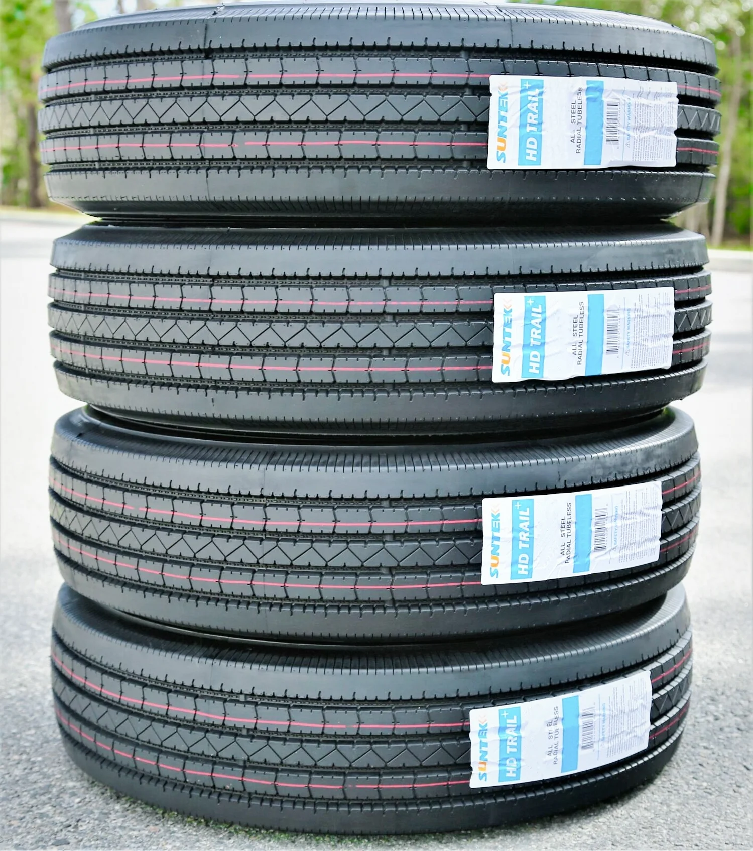 Suntek HD Trail + All Steel ST225/75R15 225/75R15 123/119M G 14 Ply Trailer Tire