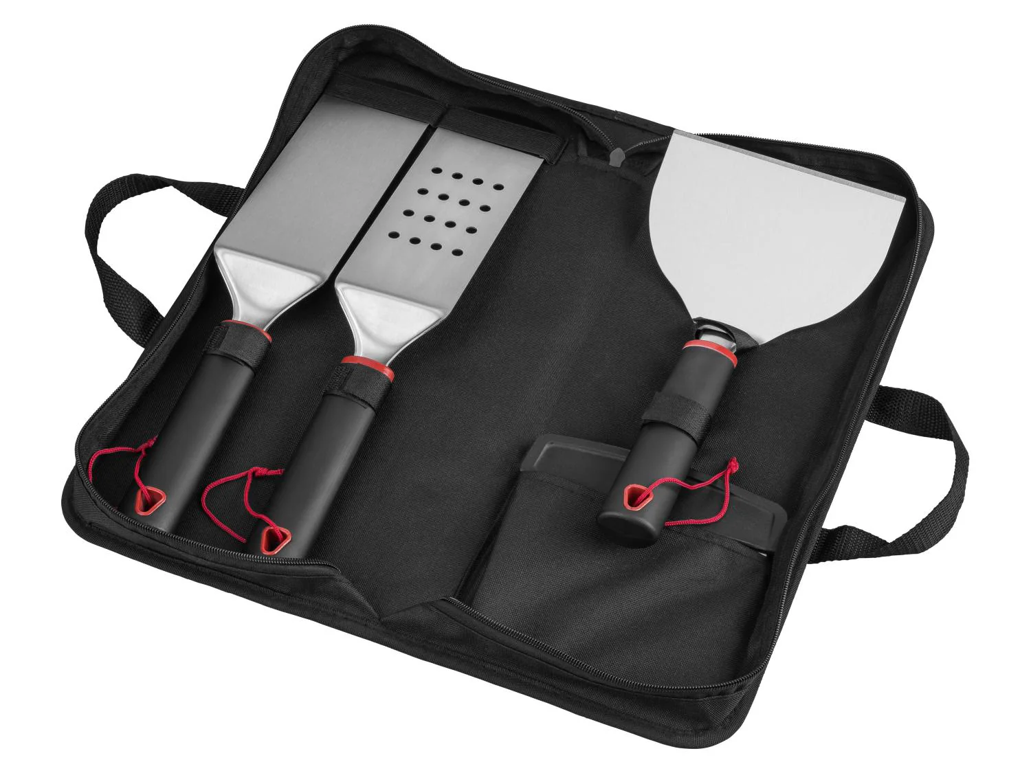 GRILLMEISTER Ustensiles de barbecue en acier inoxydable