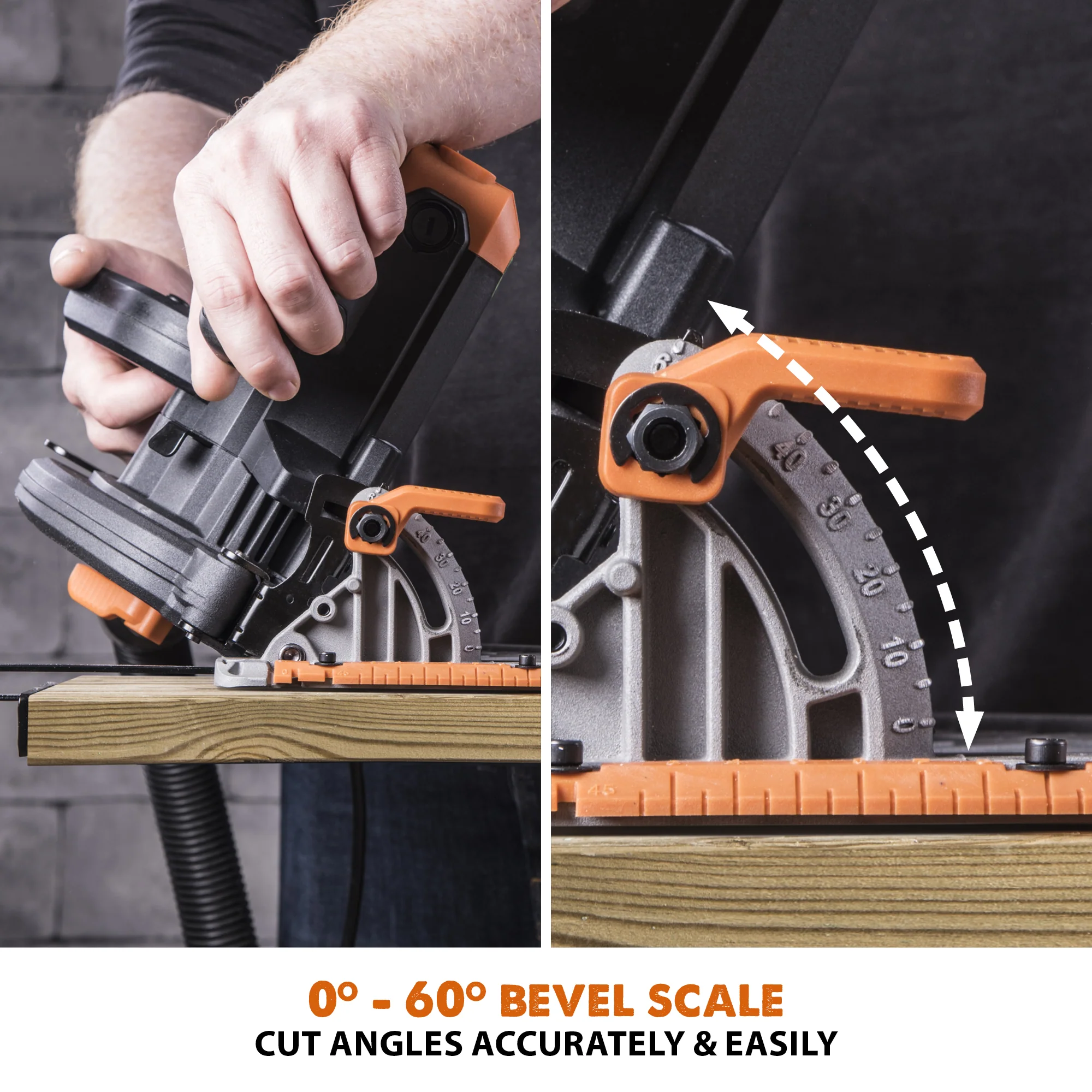 Evolution R185CCS 120V, 15A 7-1/4in Corded Circular Power Saw, 6000 RPM