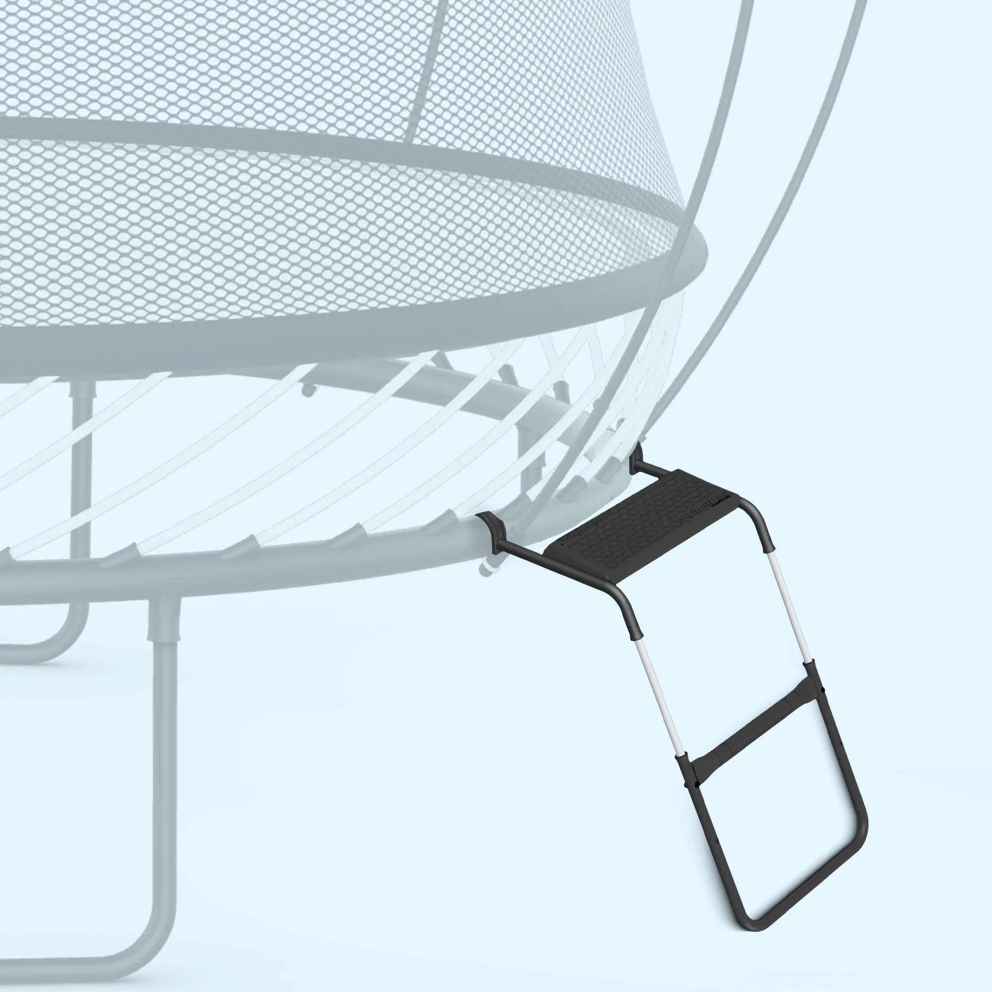 FlexrStep V2 Trampoline Ladder with Safety Lock, Silver/Black(Ladder) - Image 7