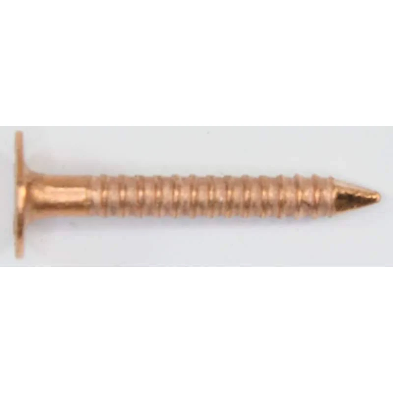 Copper Roofing Nails, 1-1/2 in, 5 lb Box (SKU 2214755915)