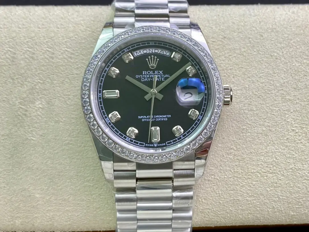 Rolex Day Date 118346 36MM EW Factory Stainless Steel Strap