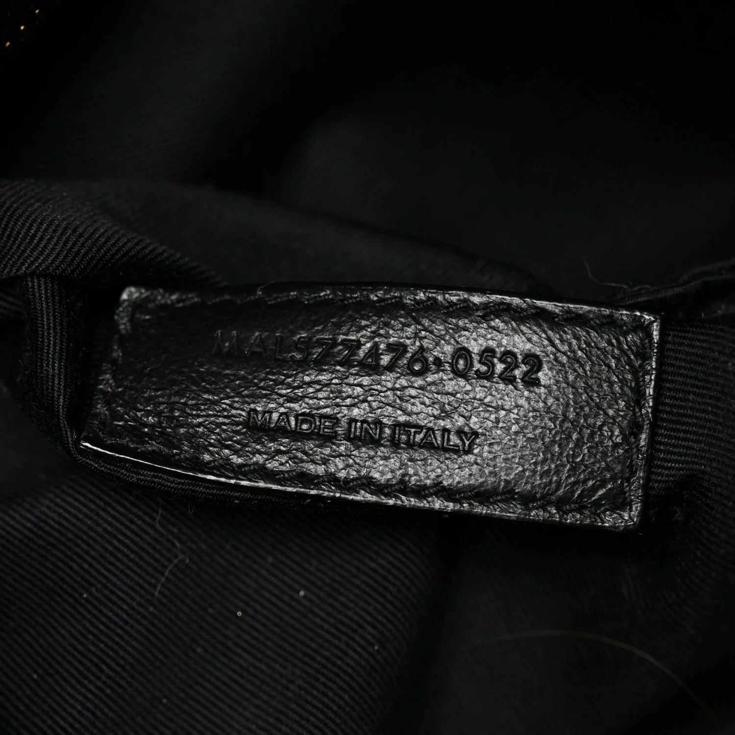 Lambskin Quilted Small Loulou Puffer Monogram Chain Satchel Black
