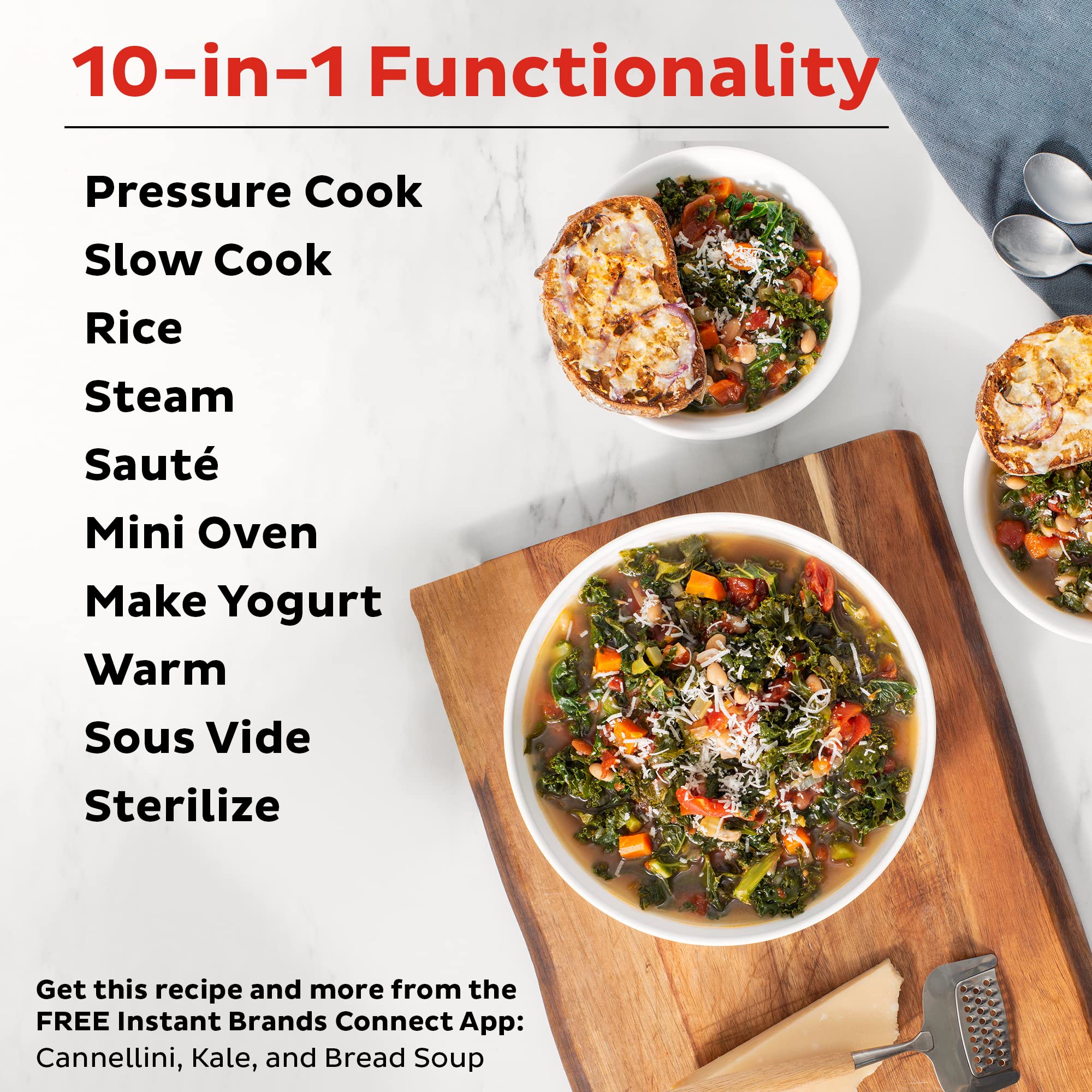 Instant Pot Pro 8 QT 10-in-1 Pressure Cooker. Rice/Grain Cooker