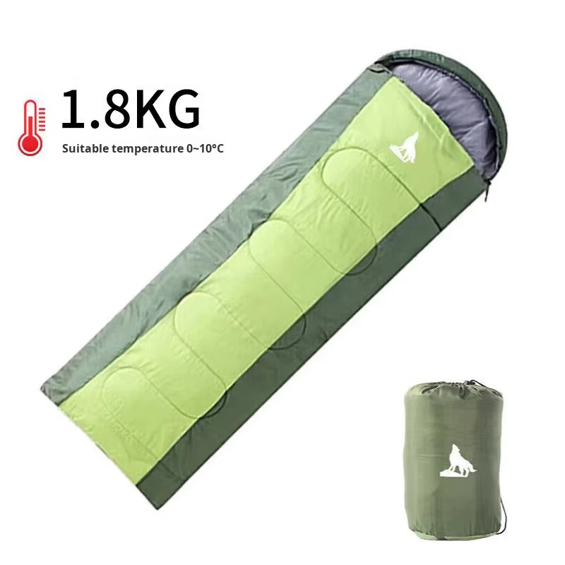 Outdoor Winter Thickened Waterproof Camping Travel Warm Cold-proof Dirt-proof Single Sleeping Bag