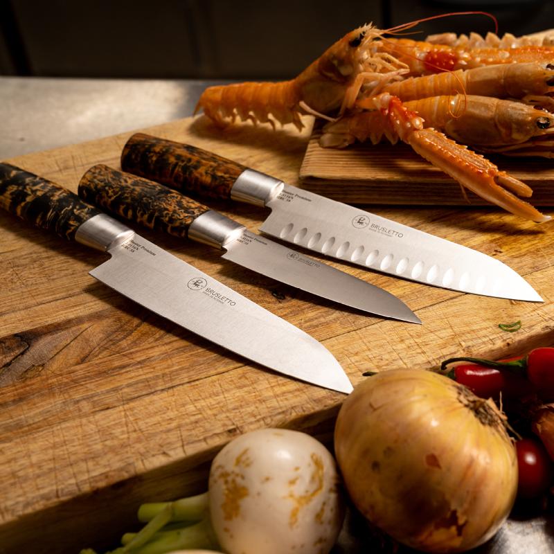Hunter premium chef grønnsakskniv 13 cm blank/bjørk