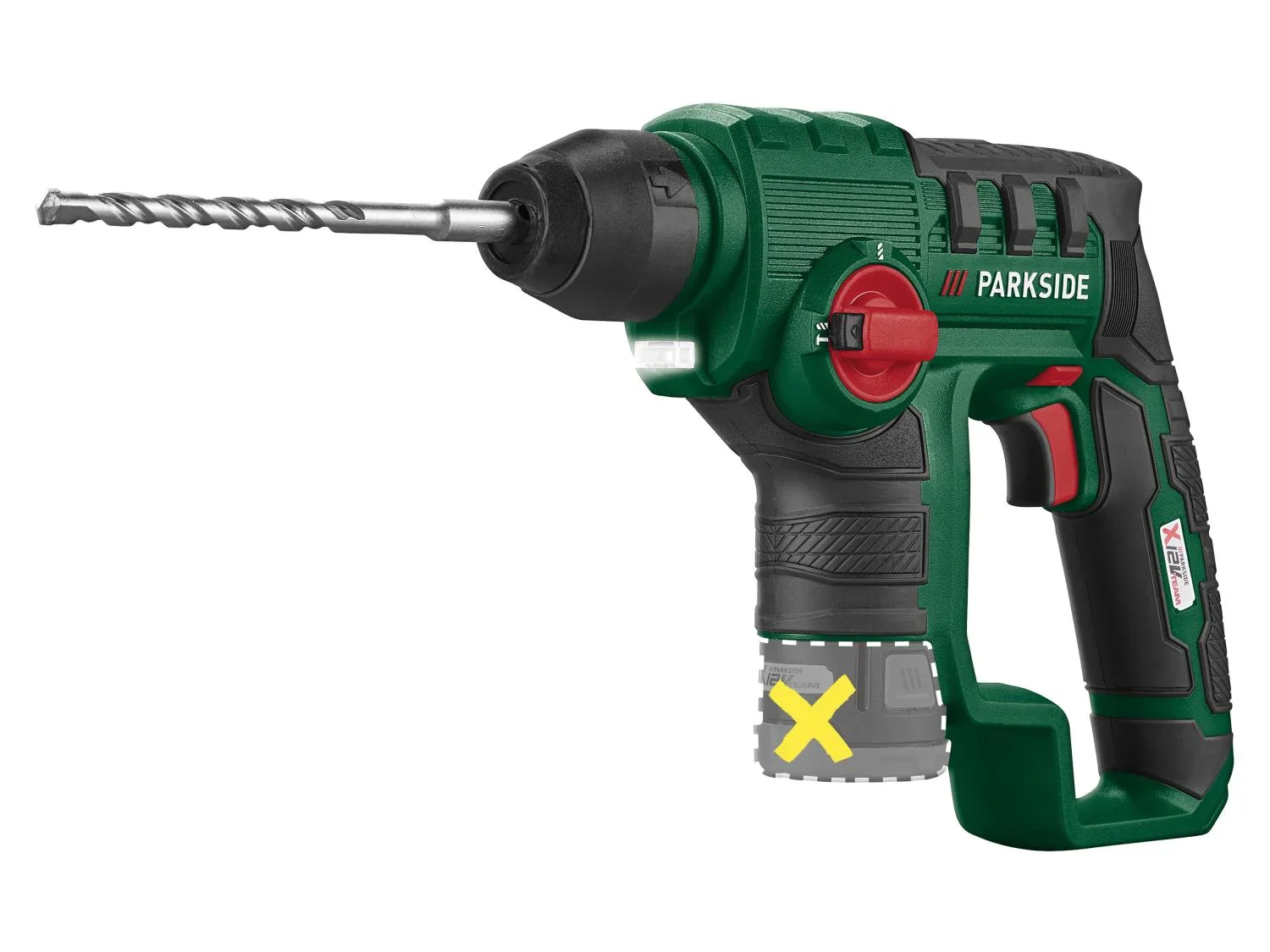 PARKSIDE Marteau perforateur sans fil PBHA 12 A, 1 J, 12 V