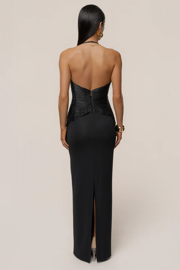 Black Enchanted Nights Maxi Dress