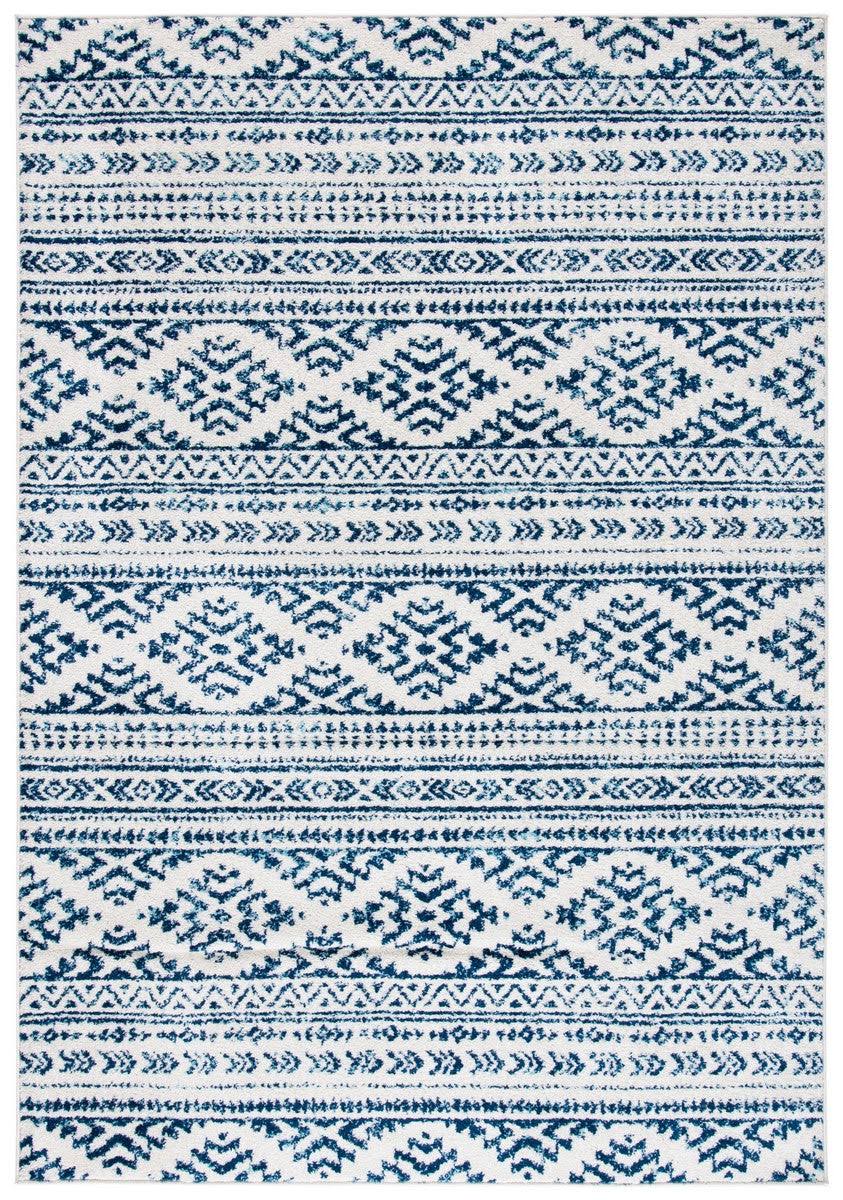 Safavieh Area Rug Tulum Ivory / Navy 9' x 12'