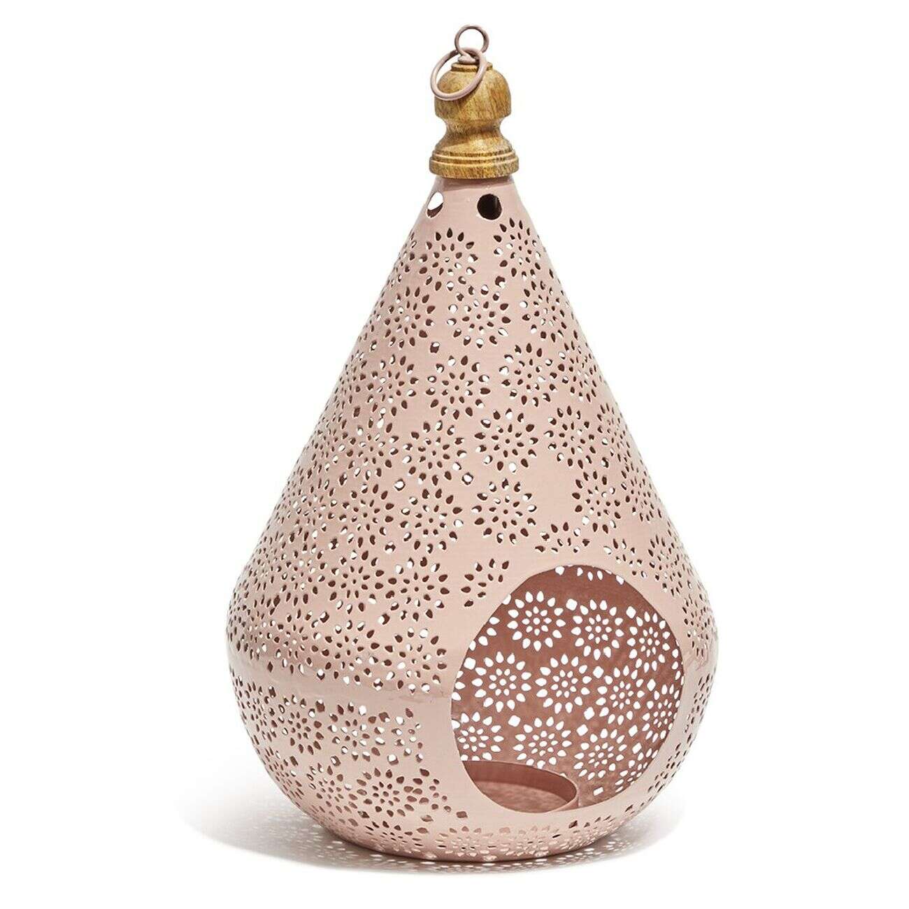 Photophore lanterne 2 en 1 en métal