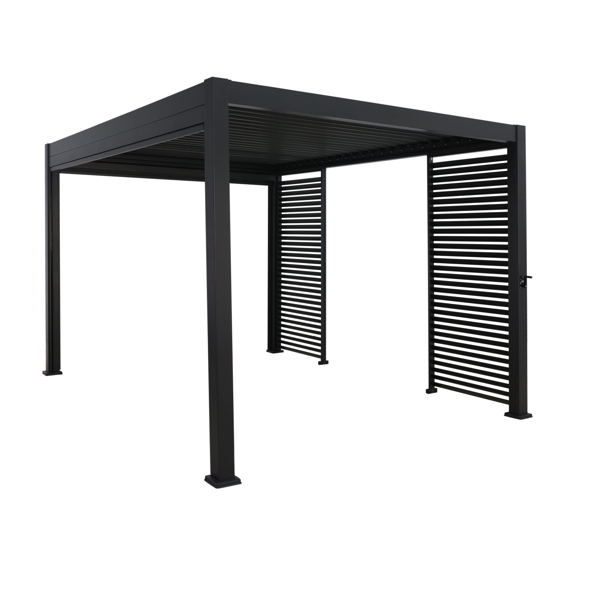 Sanctuary Aluminium Slatted Panel Charcoal for Pergola