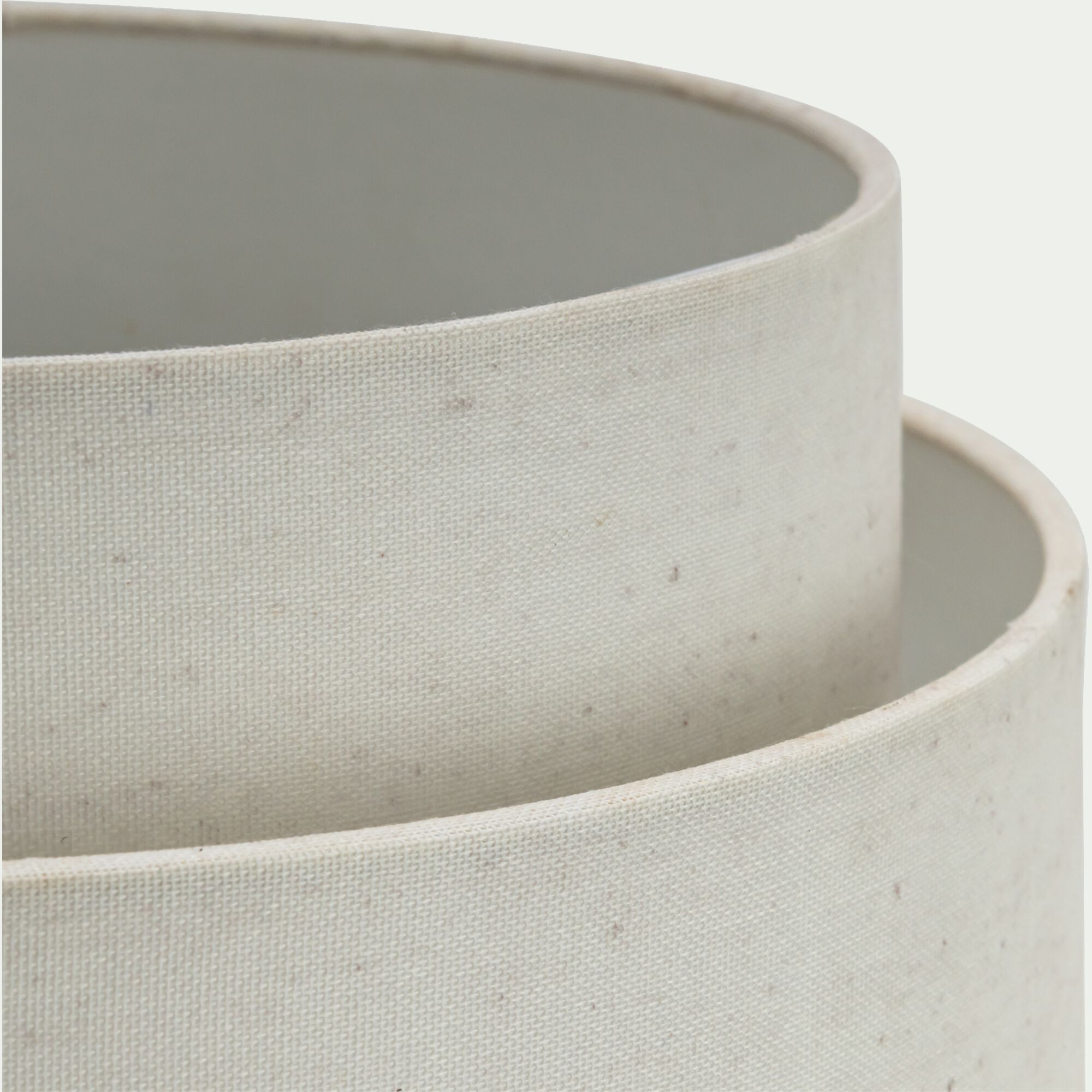 KOMY - Abat-jour en lin - beige